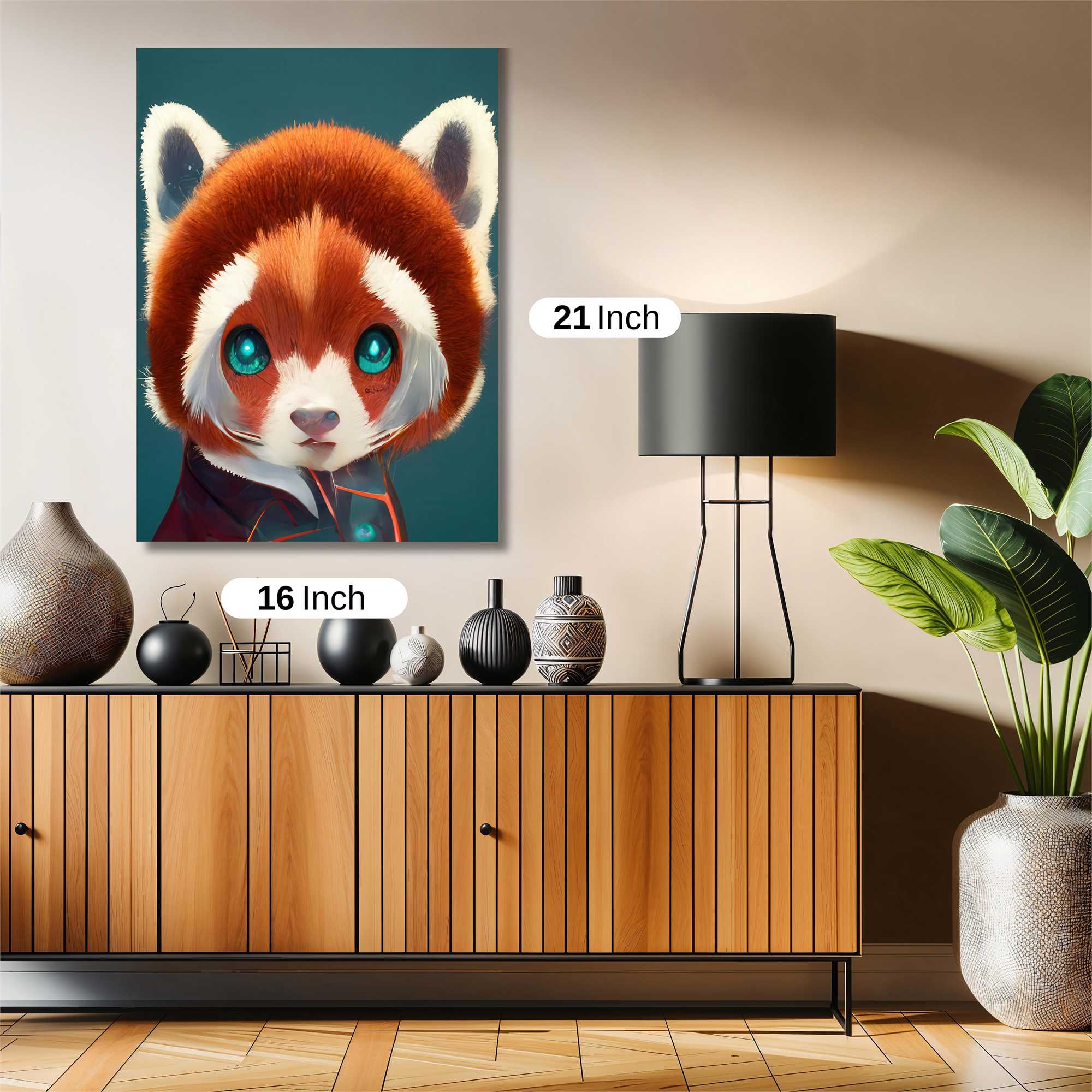 Red Panda Enchanting Safe Wall Magnetic / M
