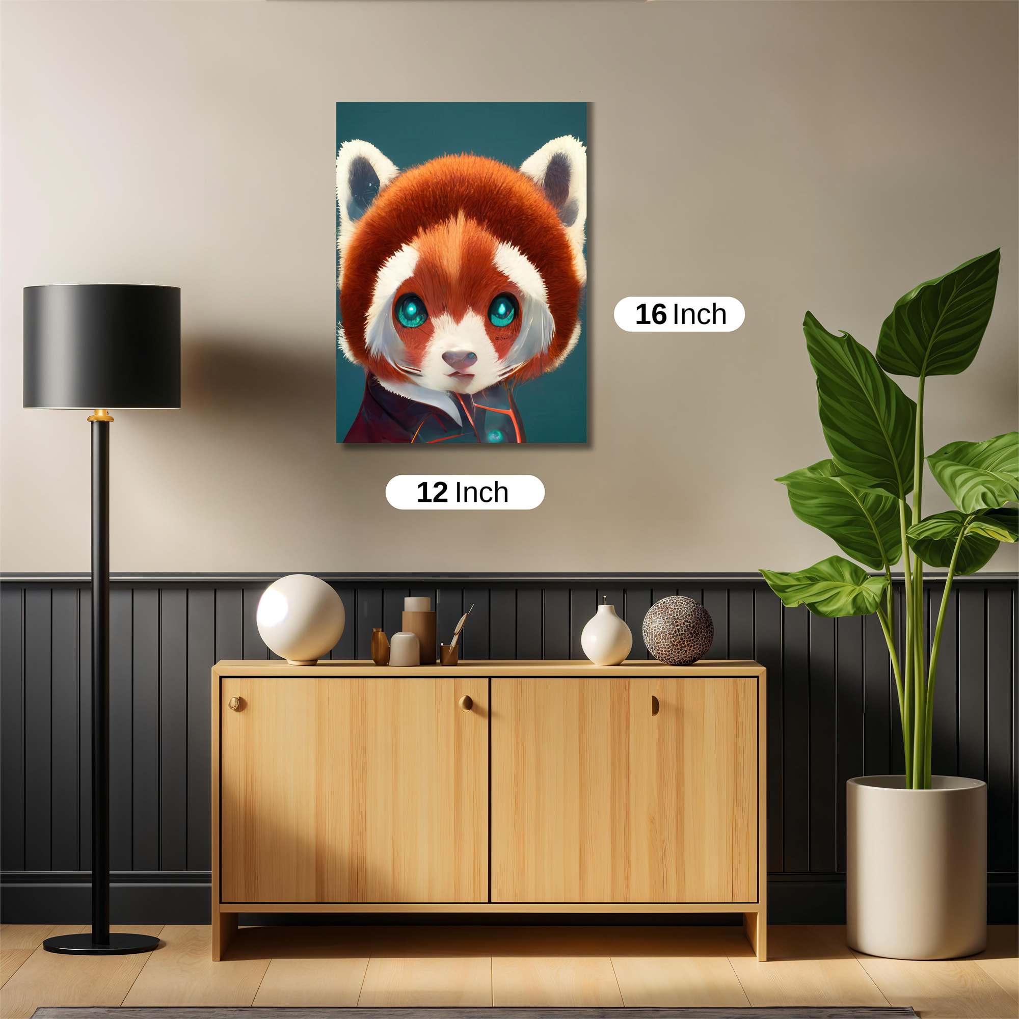 Red Panda Enchanting Safe Wall Magnetic / M