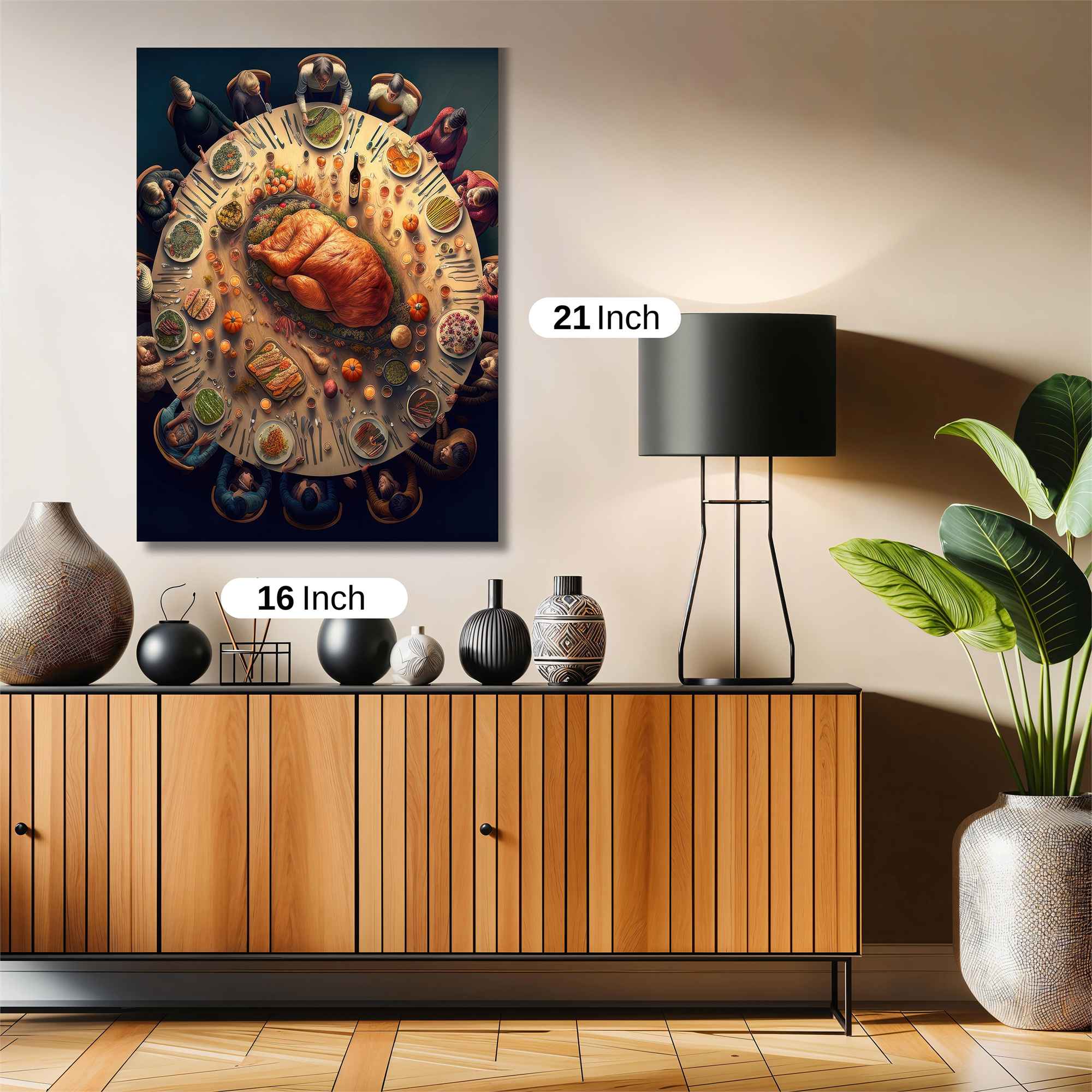 Thanksgiving Feast Safe Wall Magnetic / M