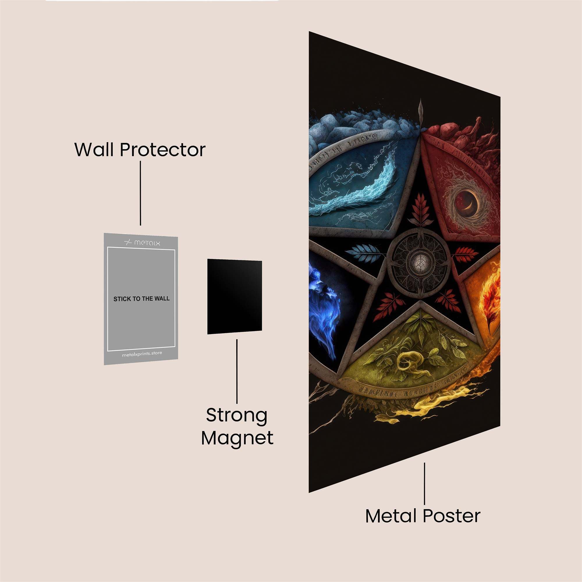 Elemental Harmony Safe Wall Magnetic / M