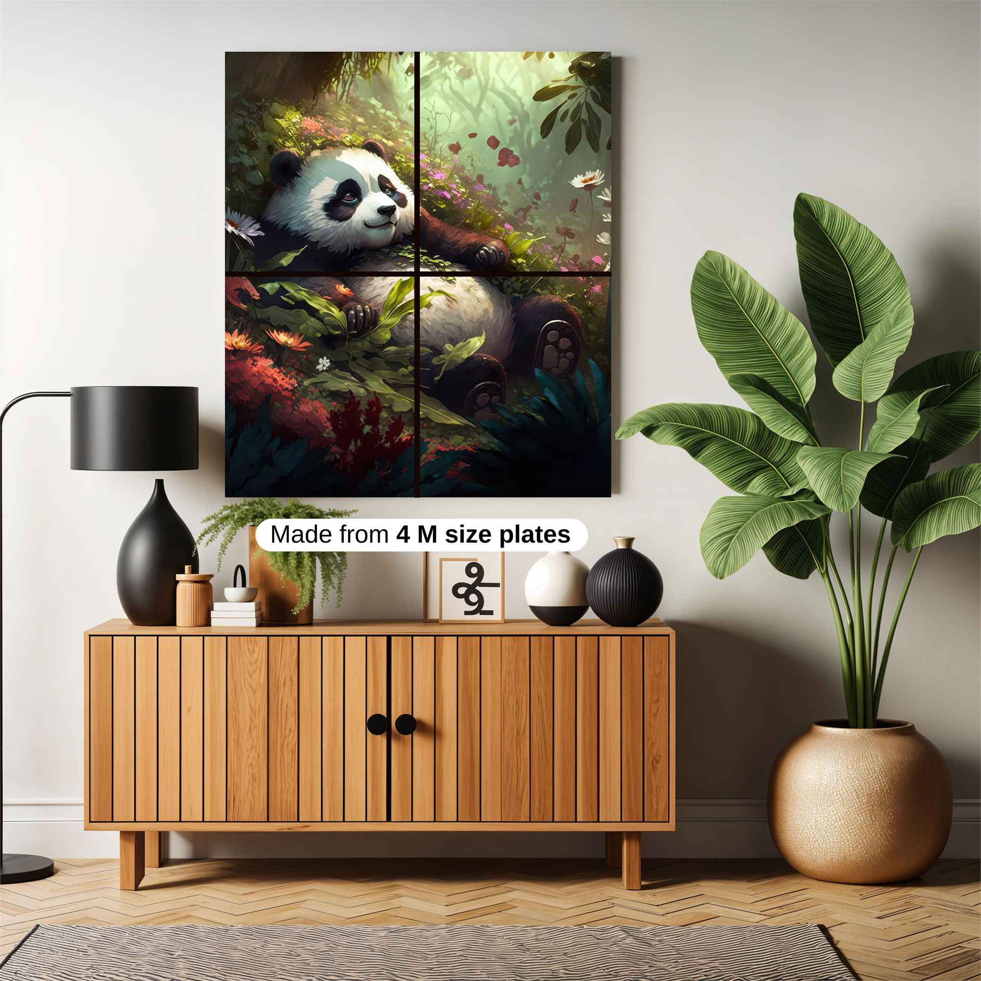 Panda Bliss Safe Wall Magnetic / M