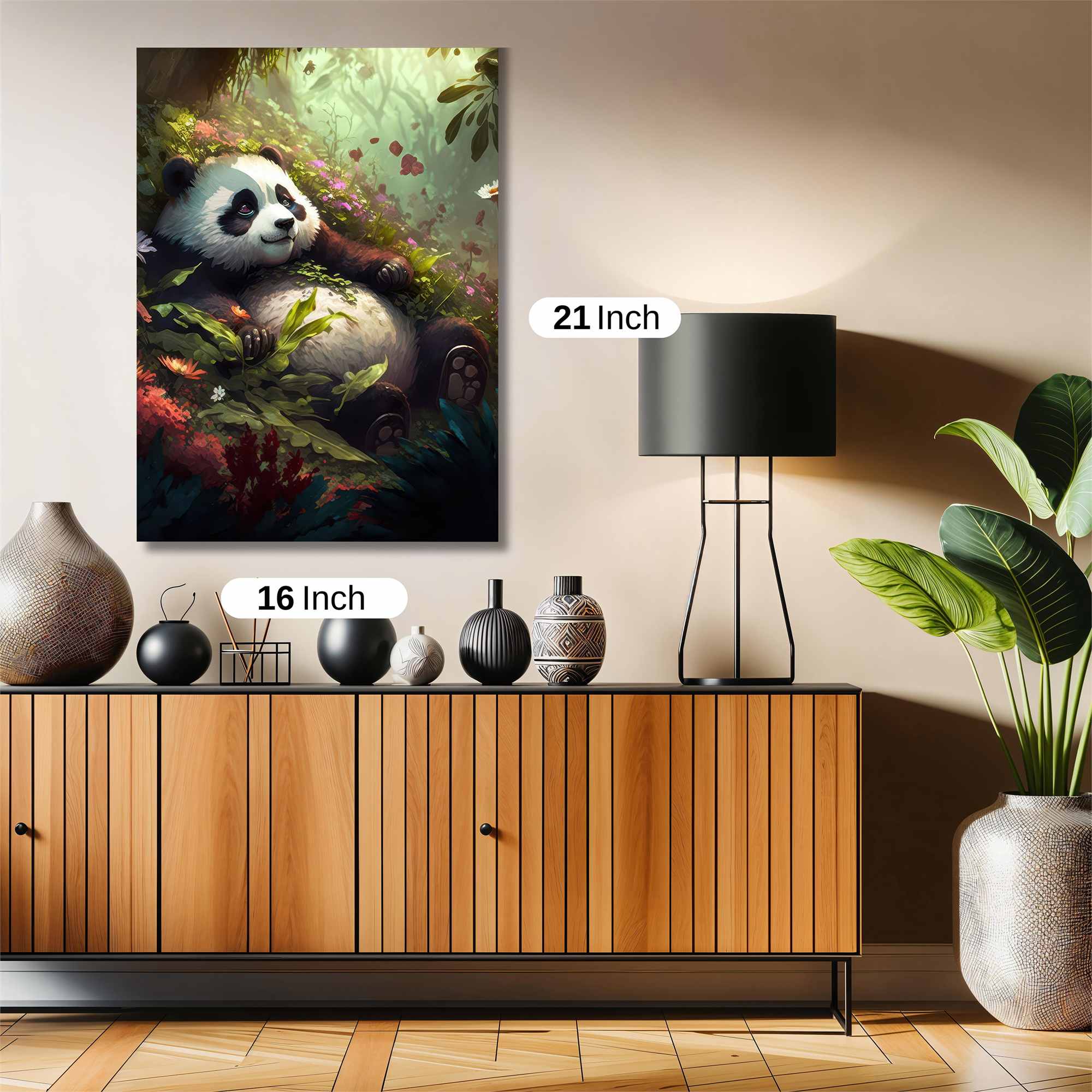 Panda Bliss Safe Wall Magnetic / M