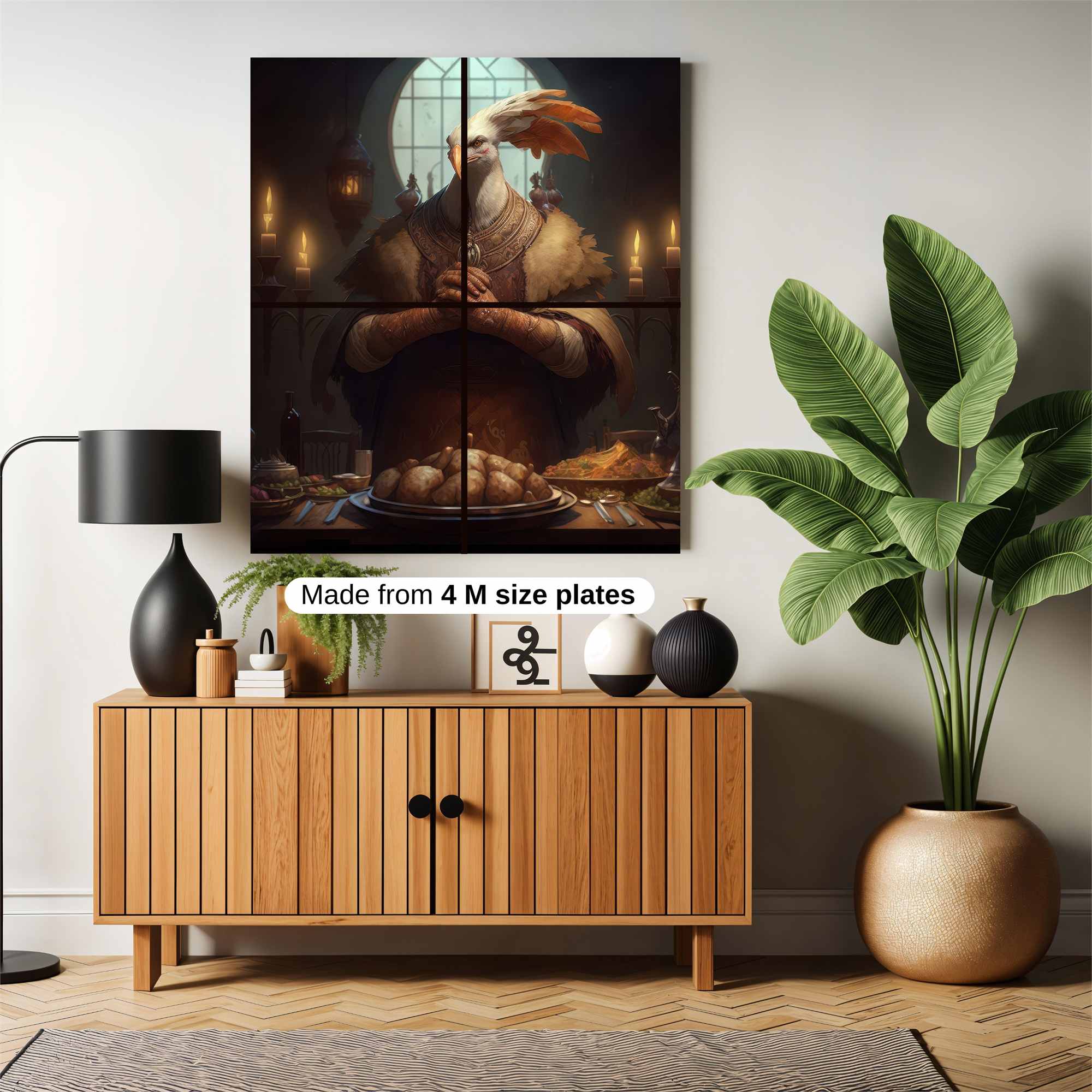 Feathered Feast Safe Wall Magnetic / M