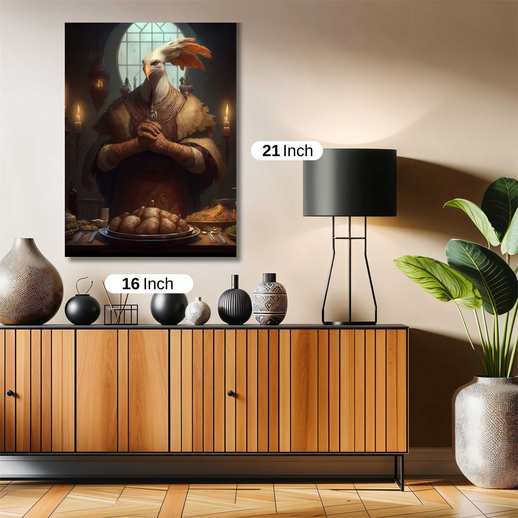 Feathered Feast Safe Wall Magnetic / M