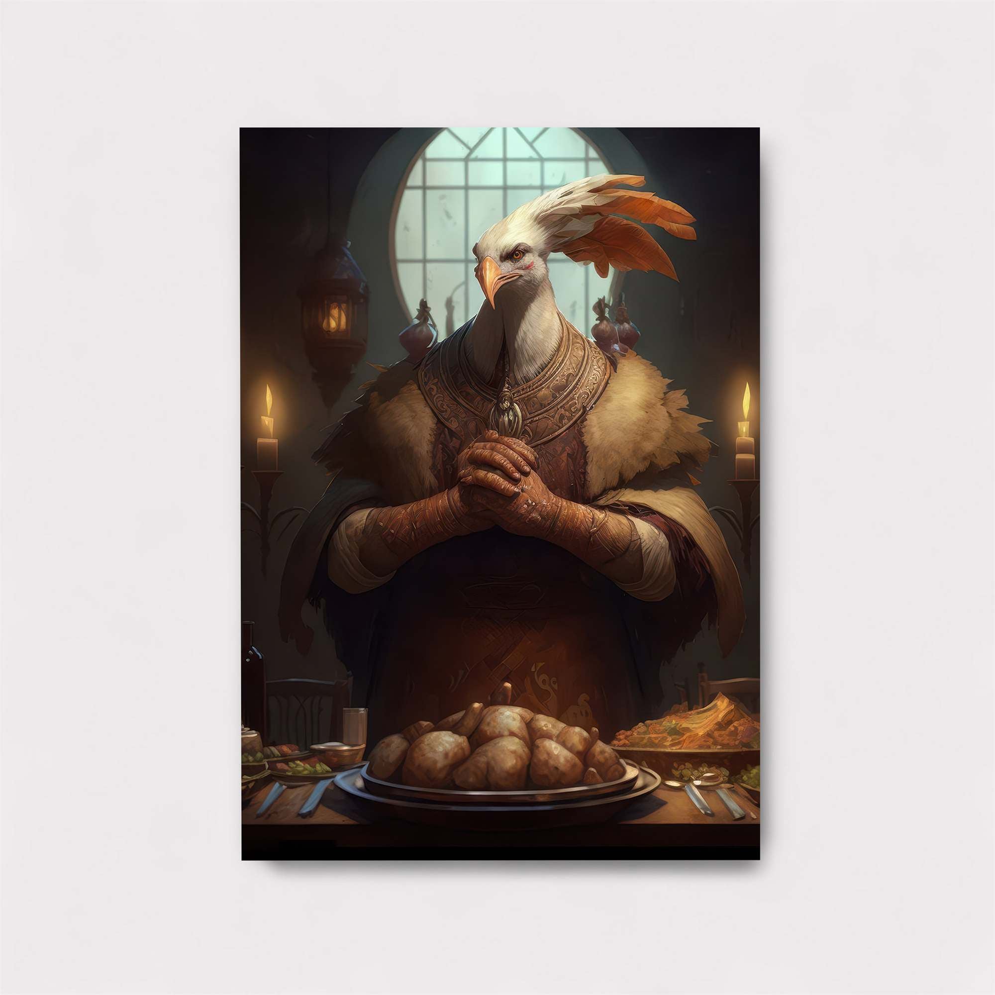 Feathered Feast Safe Wall Magnetic / M