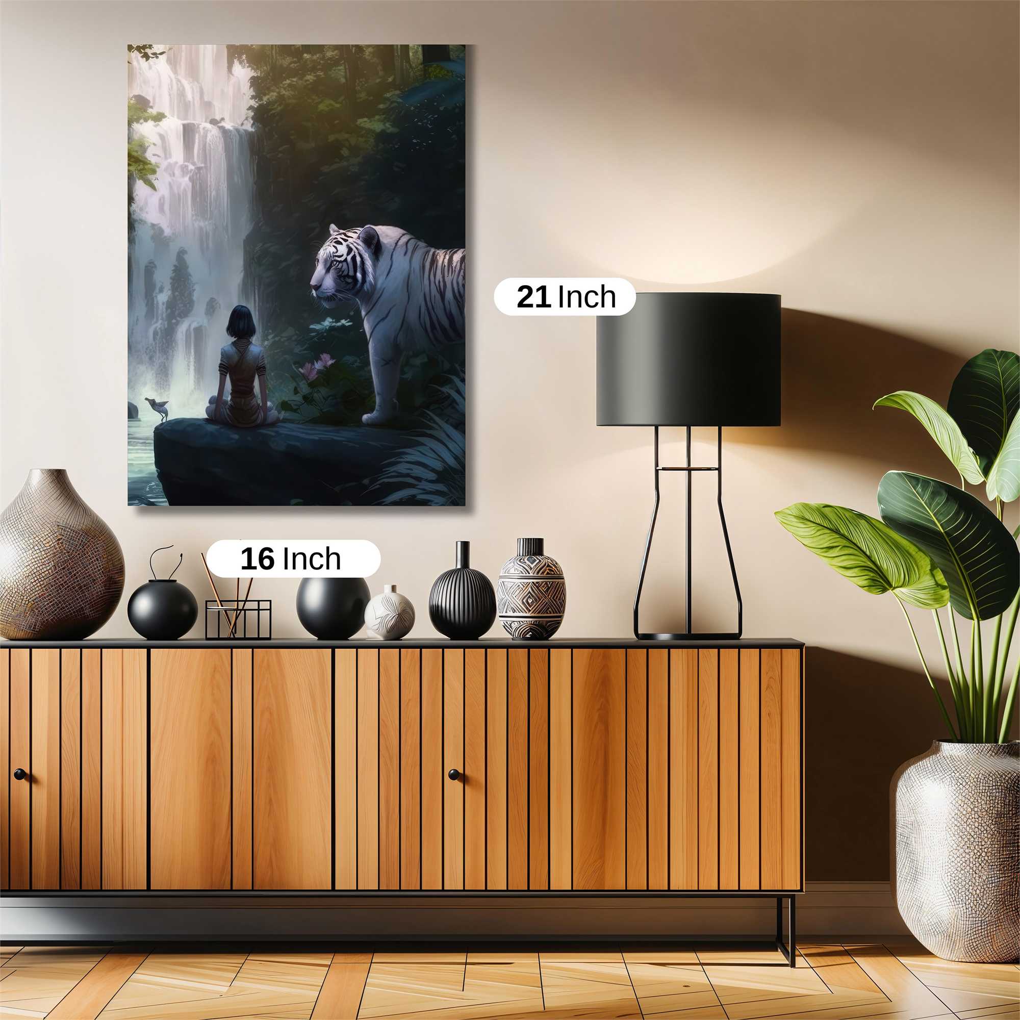 Tiger Tranquil Safe Wall Magnetic / M