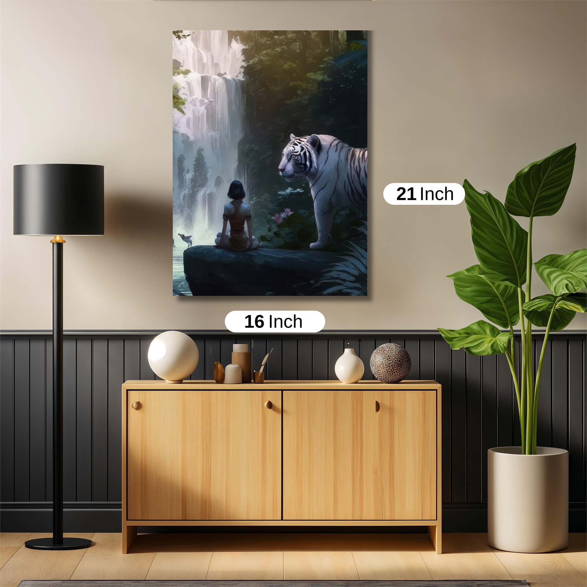 Tiger Tranquil Safe Wall Magnetic / M