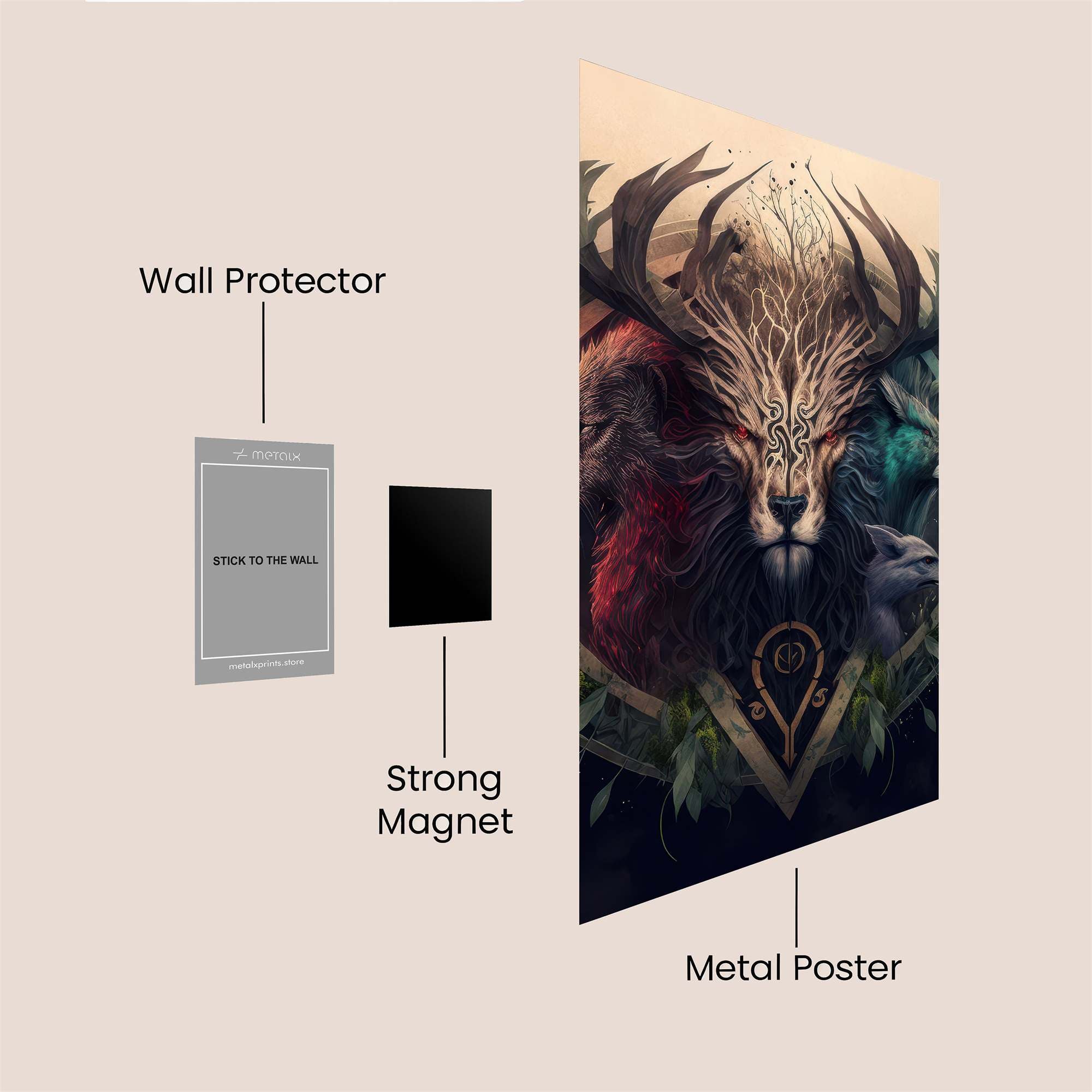 ForestMajesty Safe Wall Magnetic / M