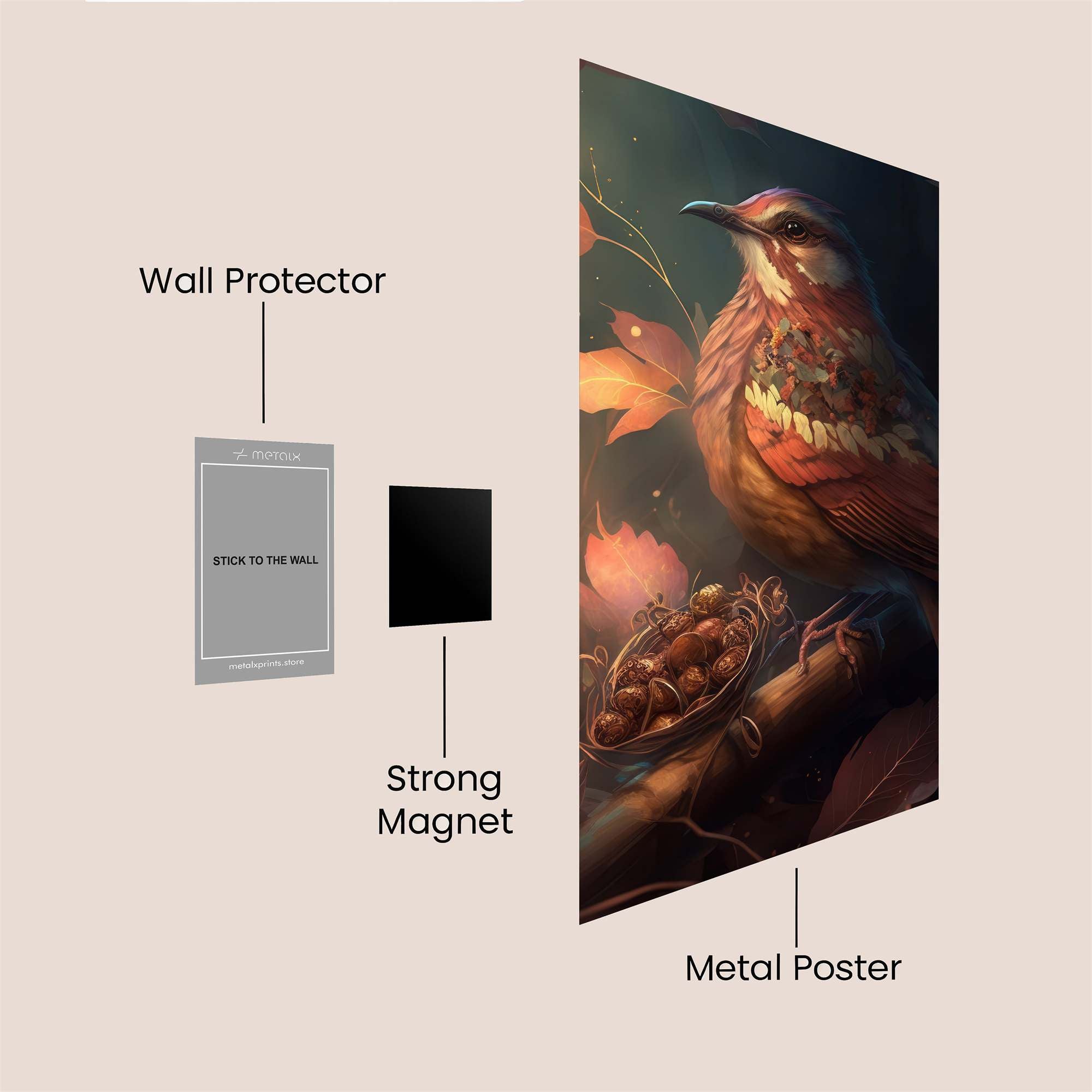 Autumnal Serenity Safe Wall Magnetic / M