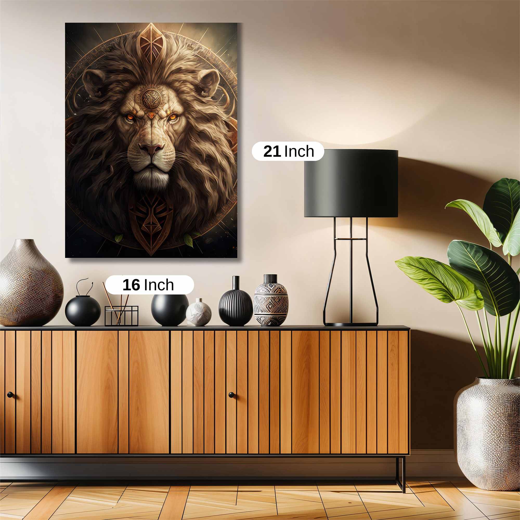 Lion Radiant Safe Wall Magnetic / M