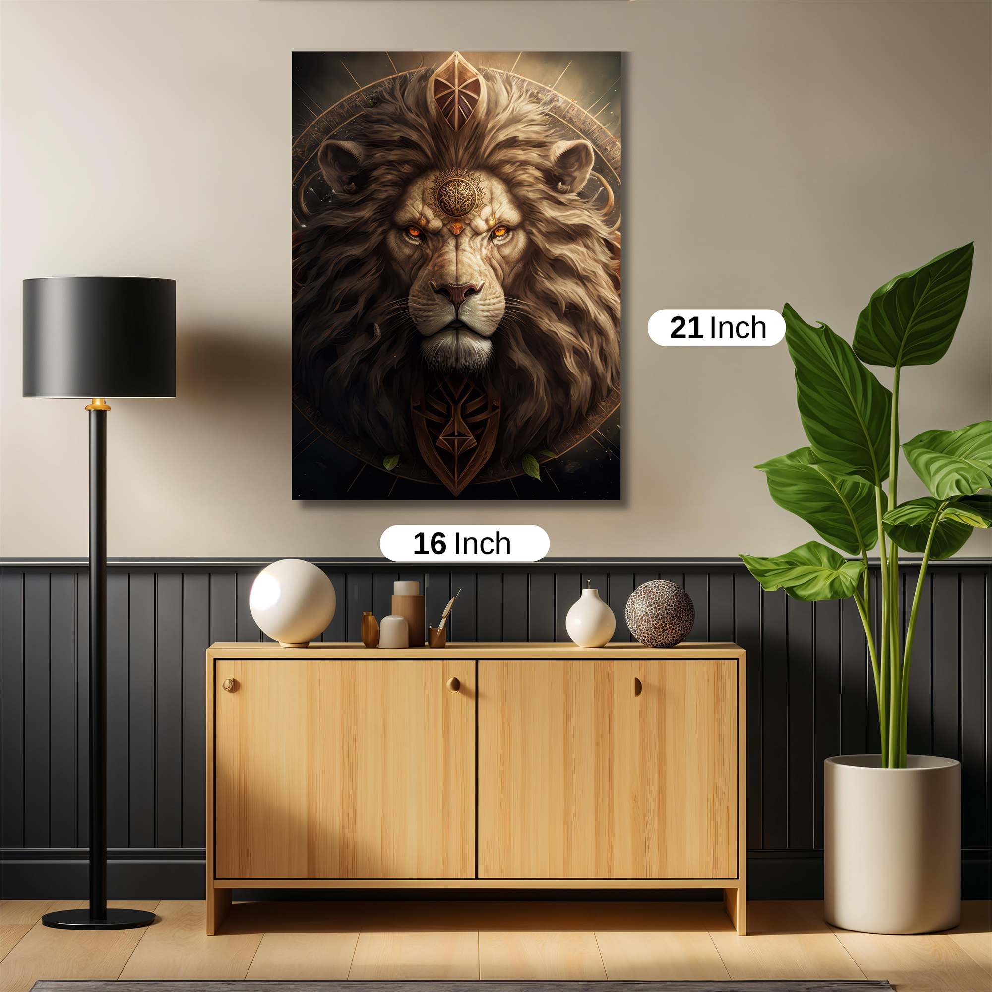 Lion Radiant Safe Wall Magnetic / M
