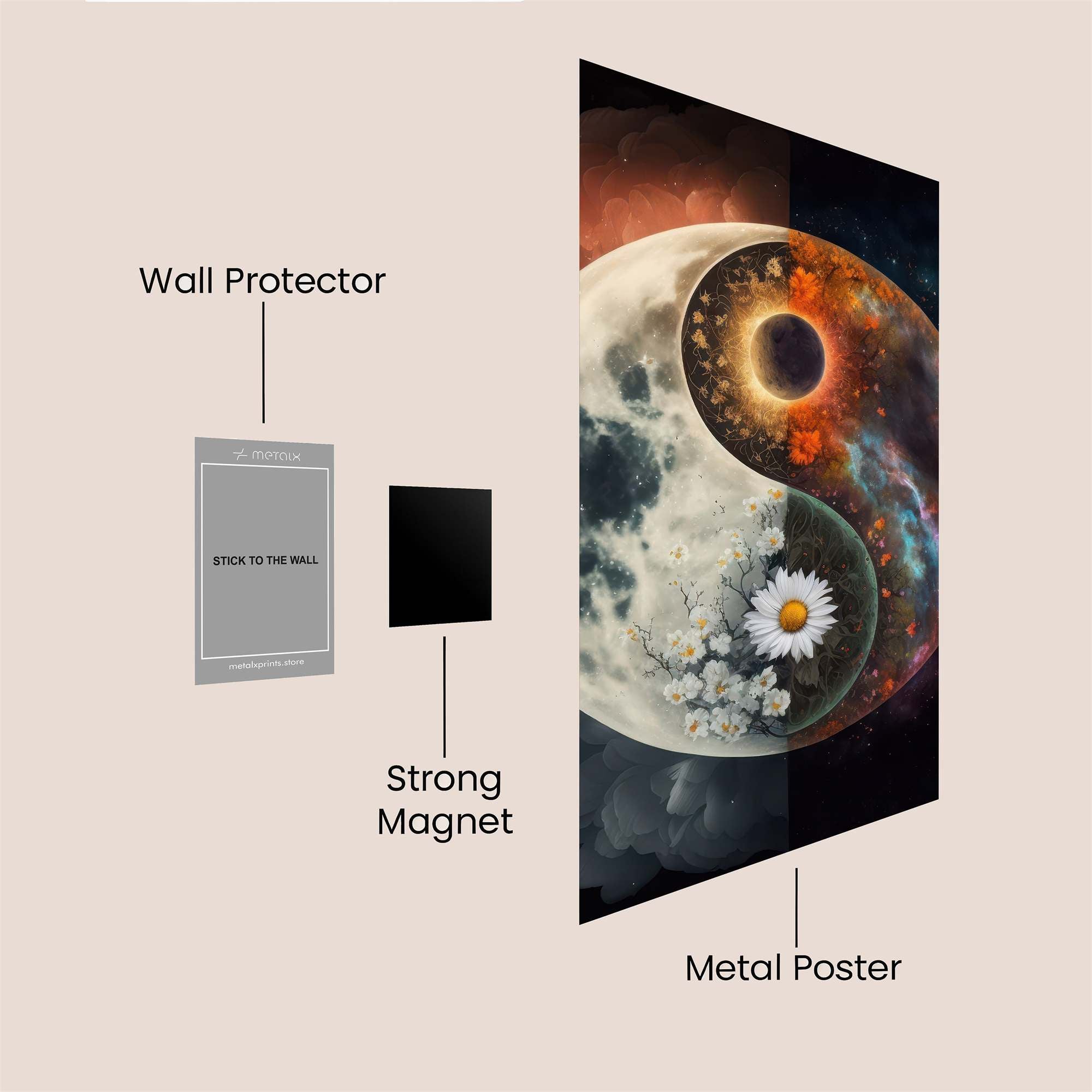 Lunar Serenity Safe Wall Magnetic / M