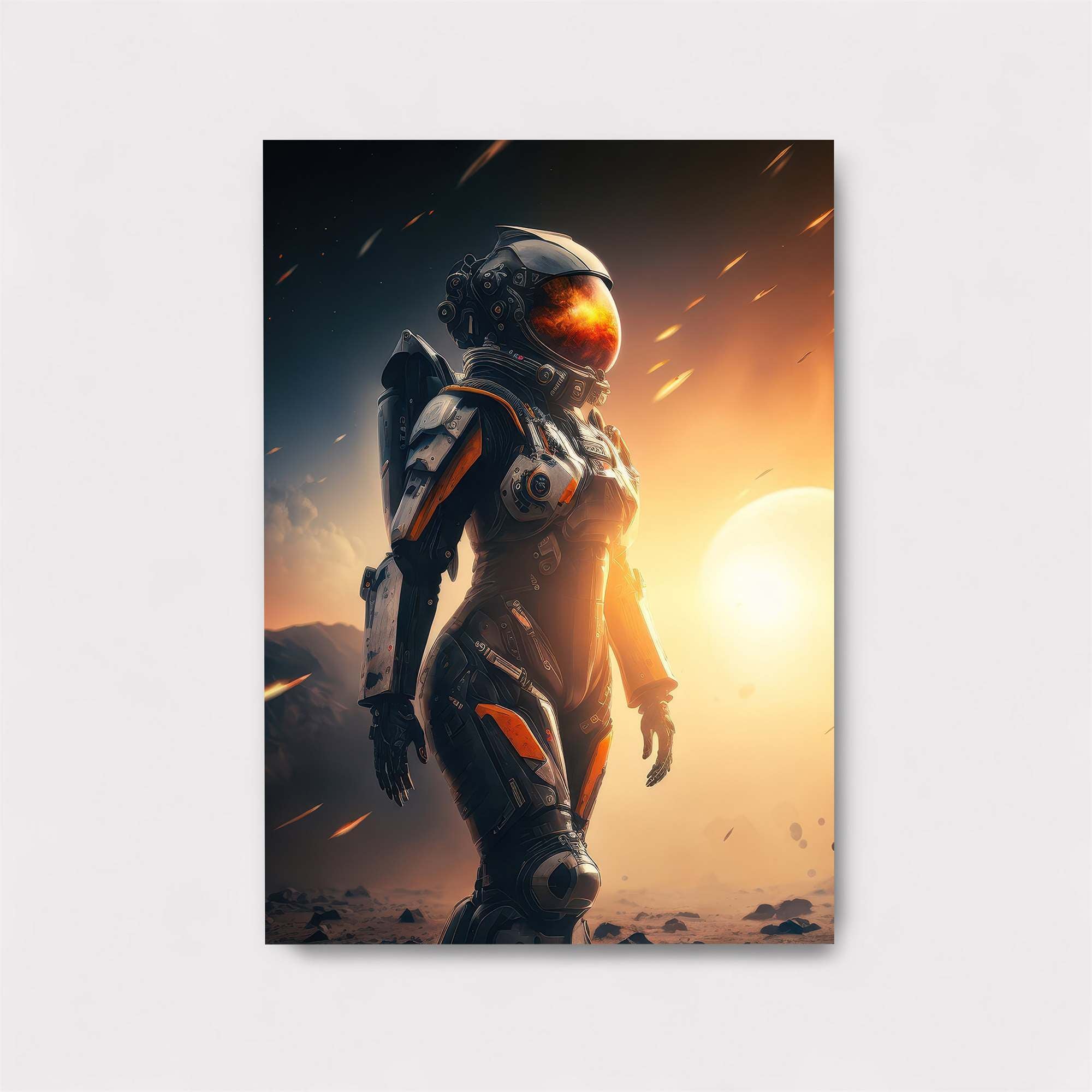 Astronaut Radiant Safe Wall Magnetic / M