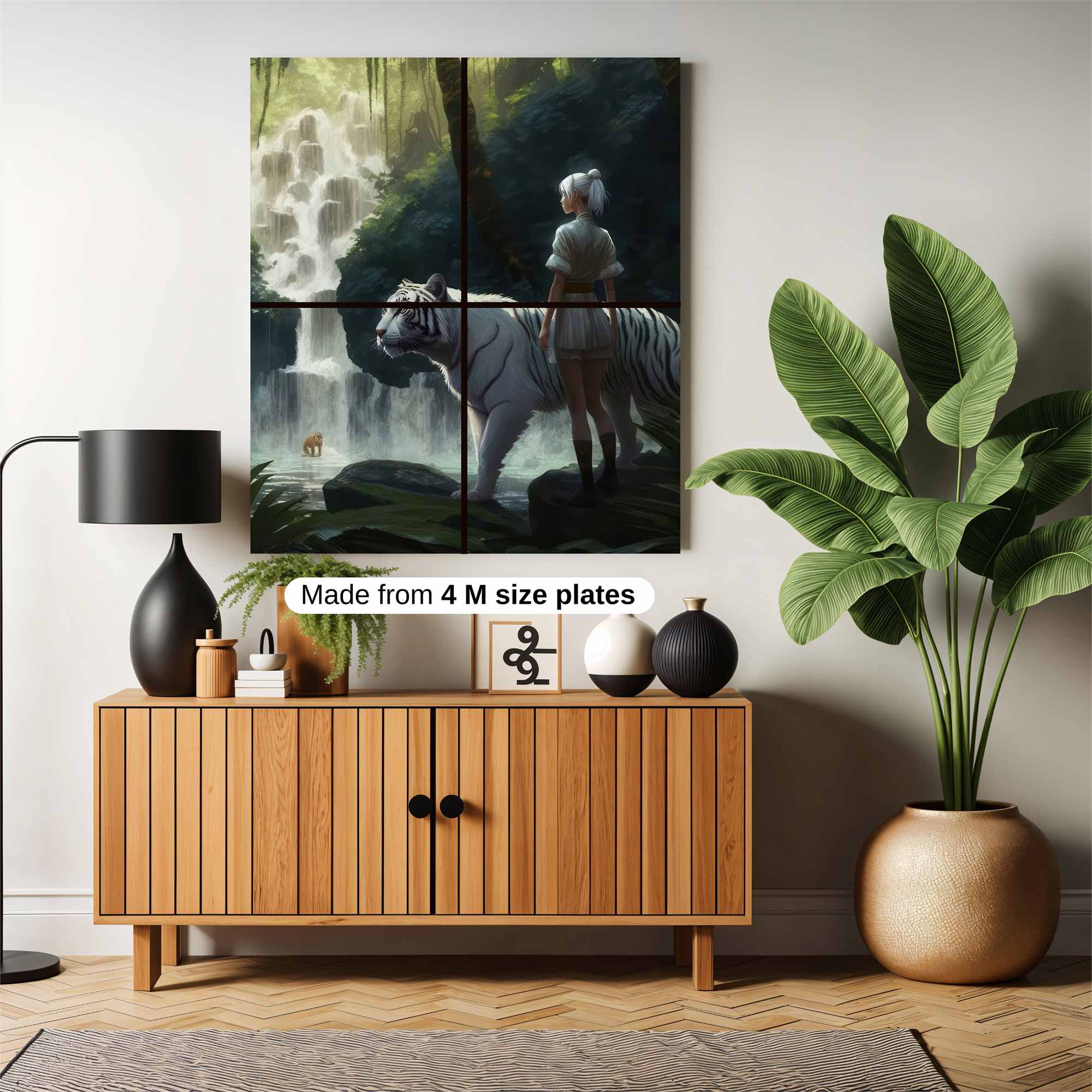 Tiger Tranquil Safe Wall Magnetic / M