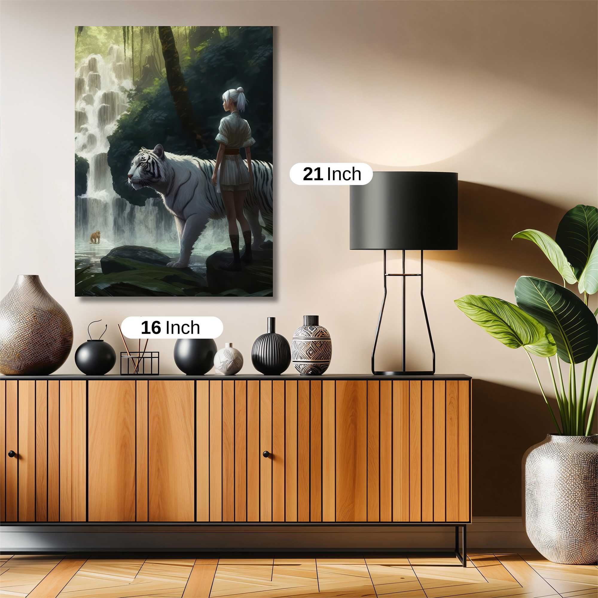 Tiger Tranquil Safe Wall Magnetic / M