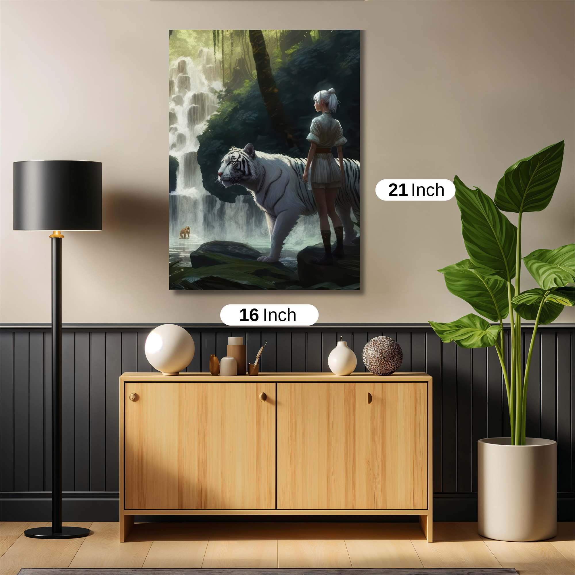 Tiger Tranquil Safe Wall Magnetic / M