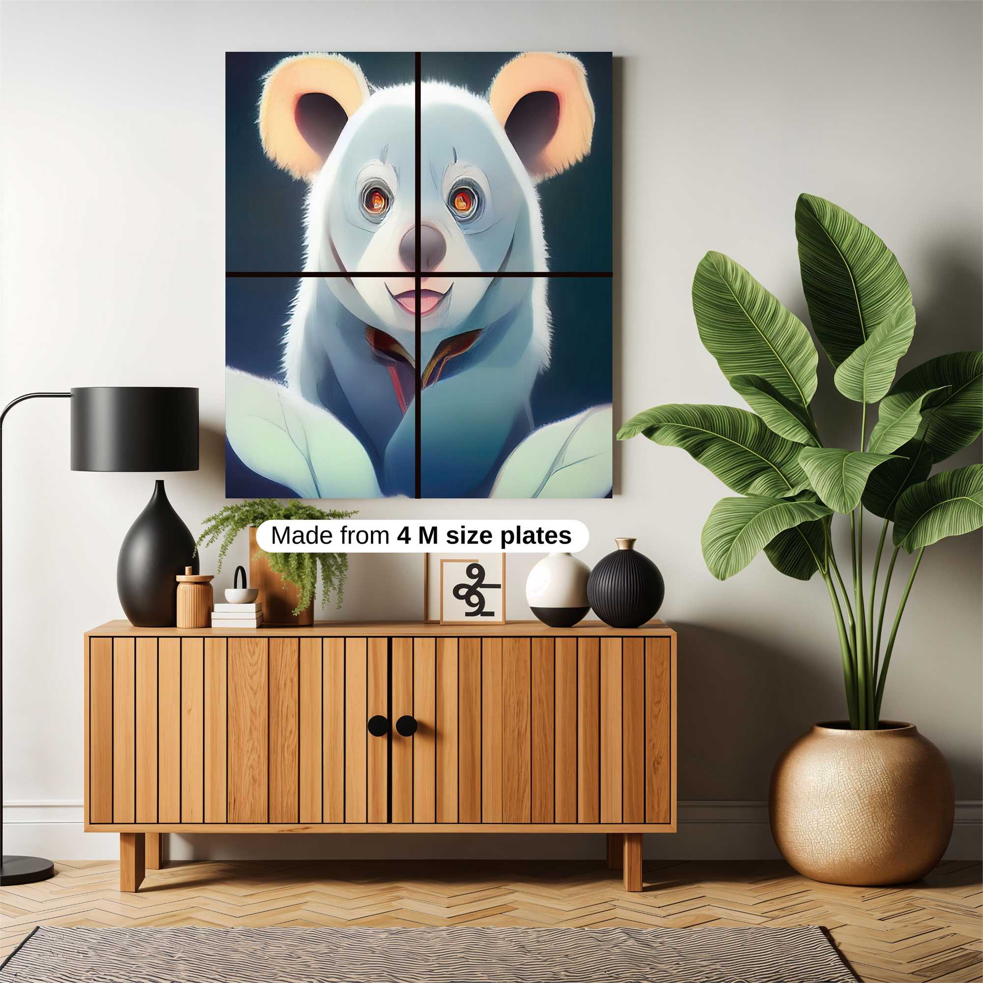 Bear Whimsy Safe Wall Magnetic / M