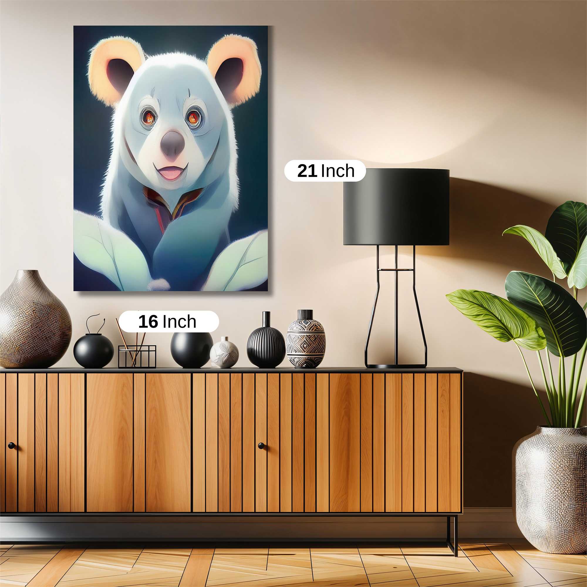 Bear Whimsy Safe Wall Magnetic / M