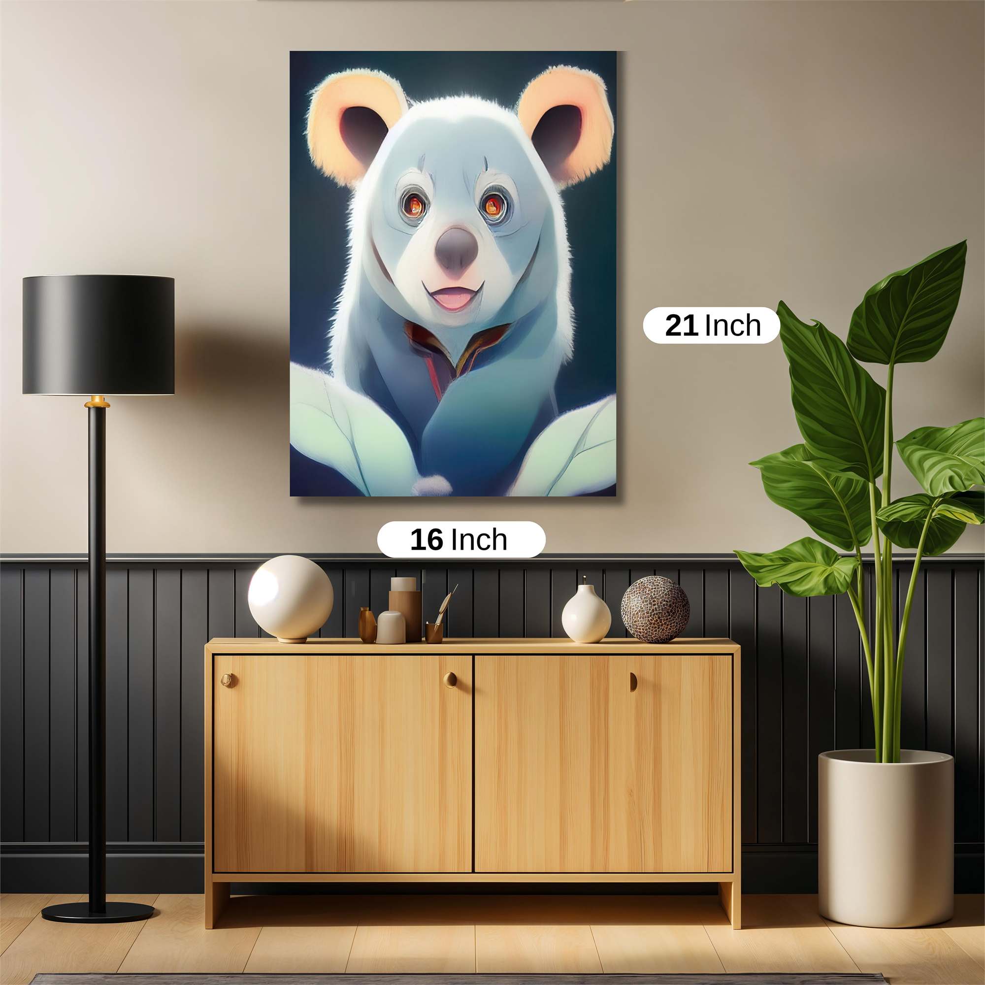 Bear Whimsy Safe Wall Magnetic / M