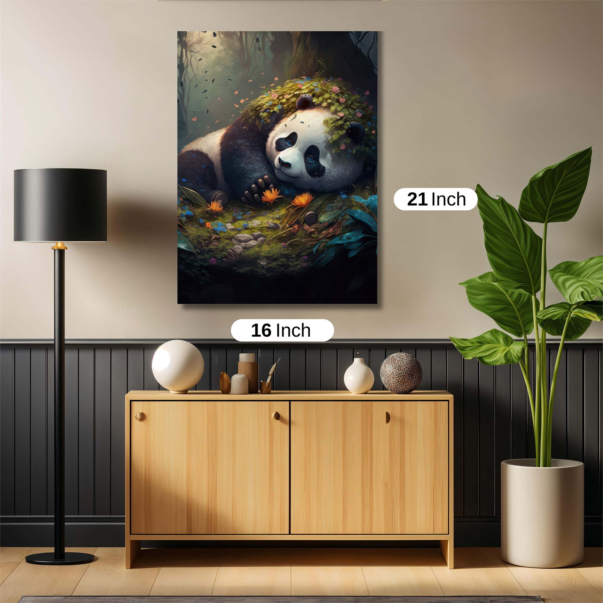 Panda Serenity Safe Wall Magnetic / M