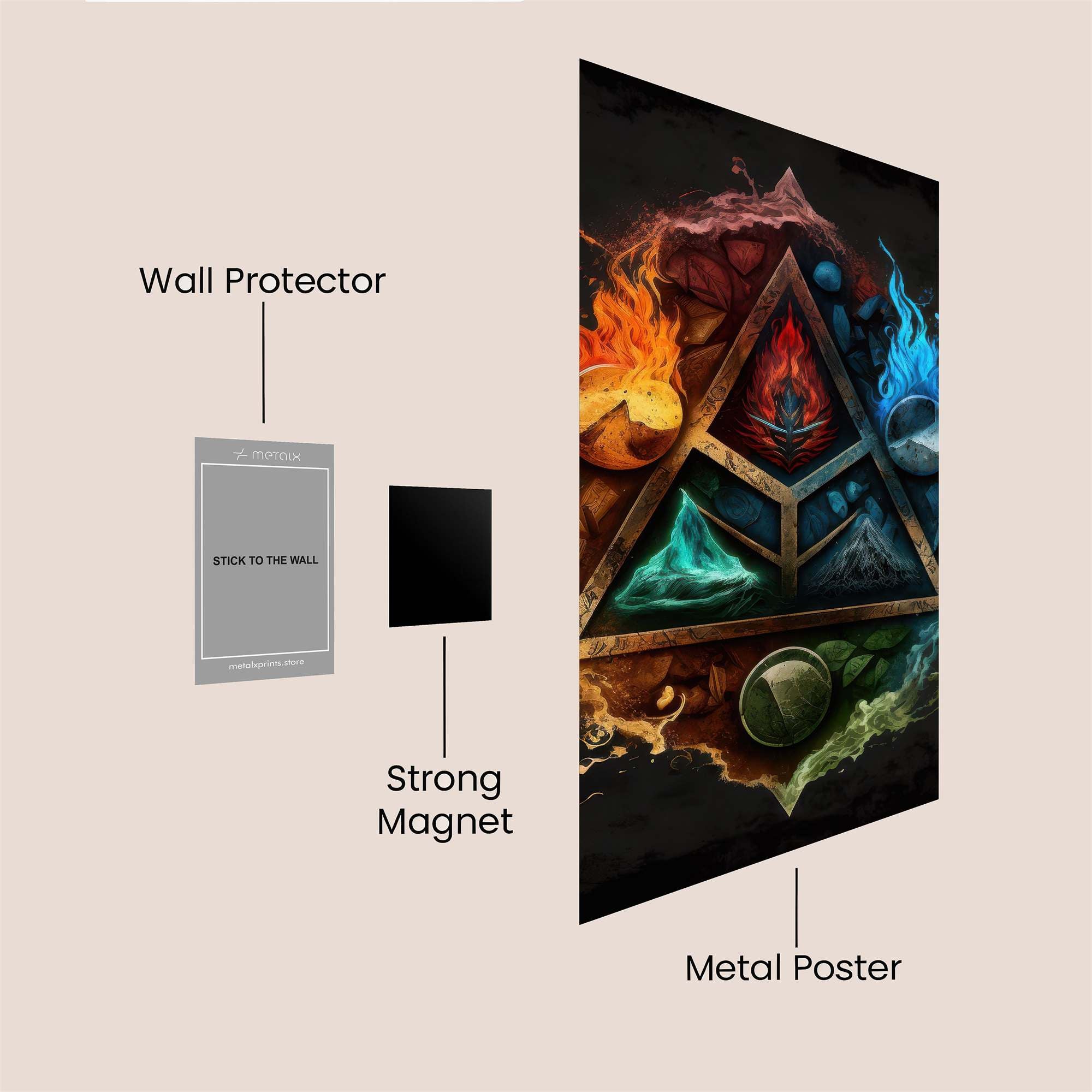 Elemental Harmony Safe Wall Magnetic / M