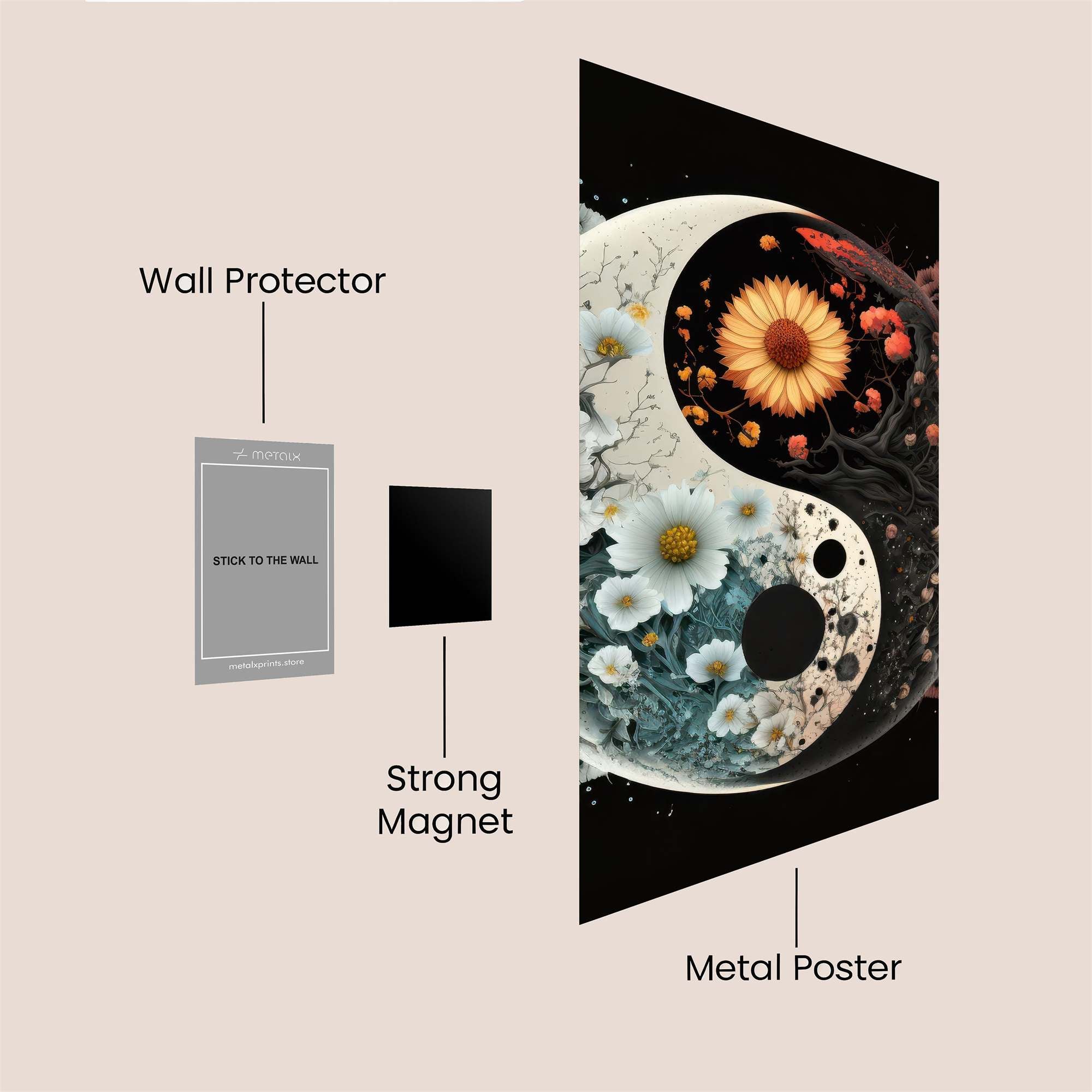 YinYang Harmony Safe Wall Magnetic / M