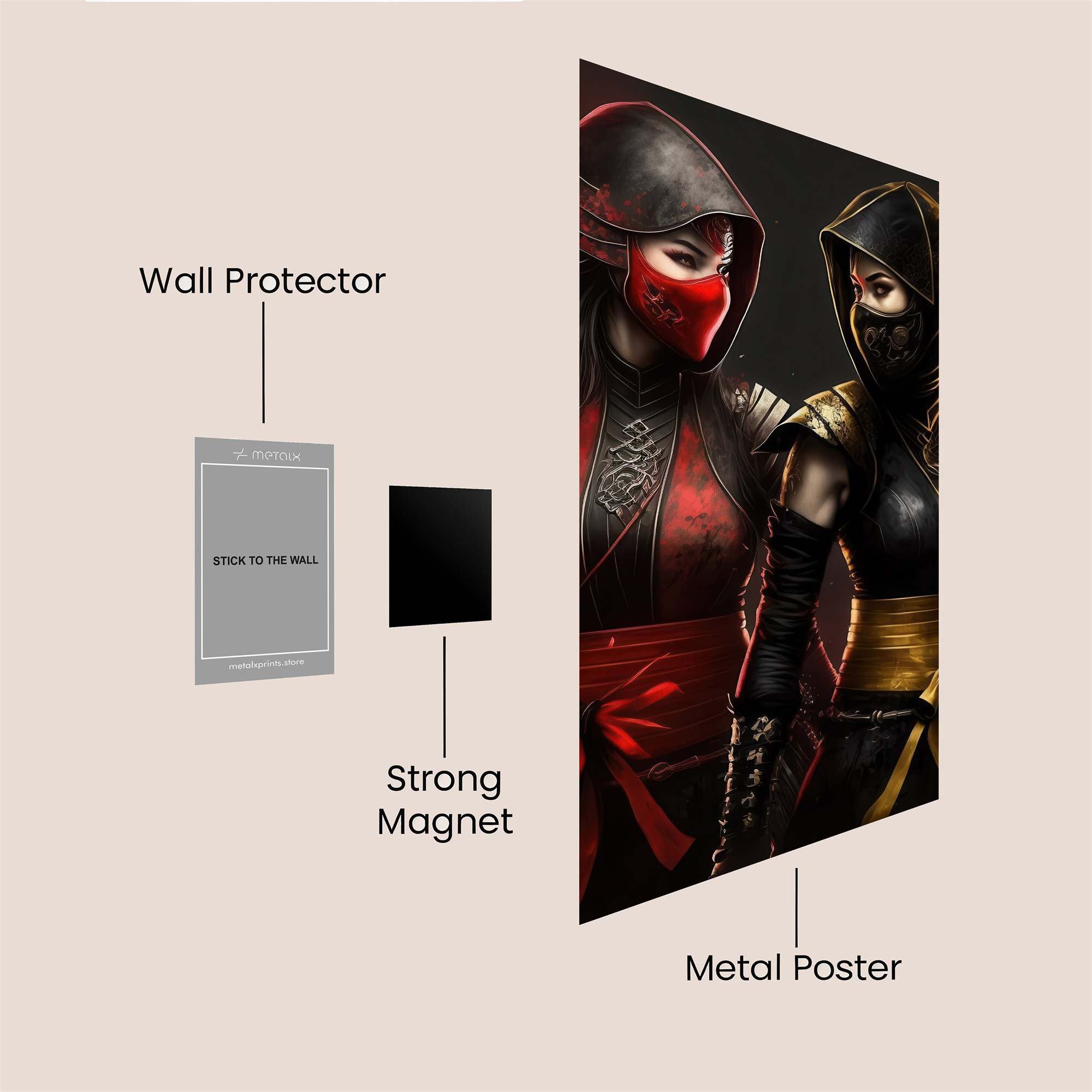 MortalElegance Safe Wall Magnetic / M