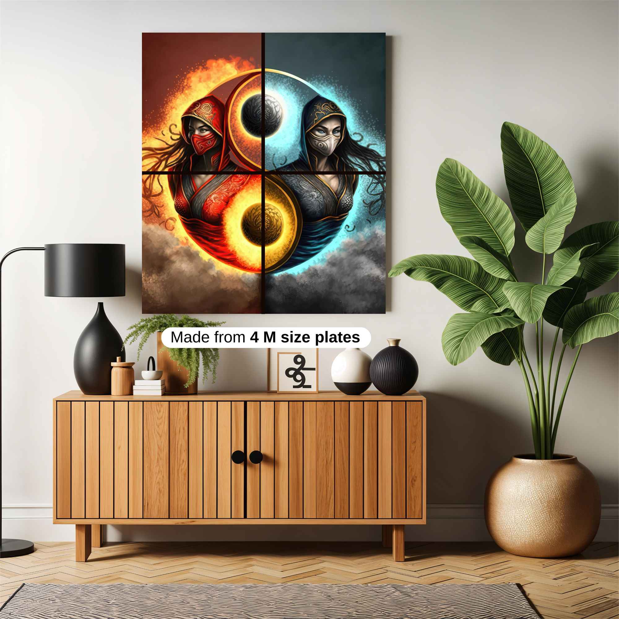 Yin-Yang Safe Wall Magnetic / M