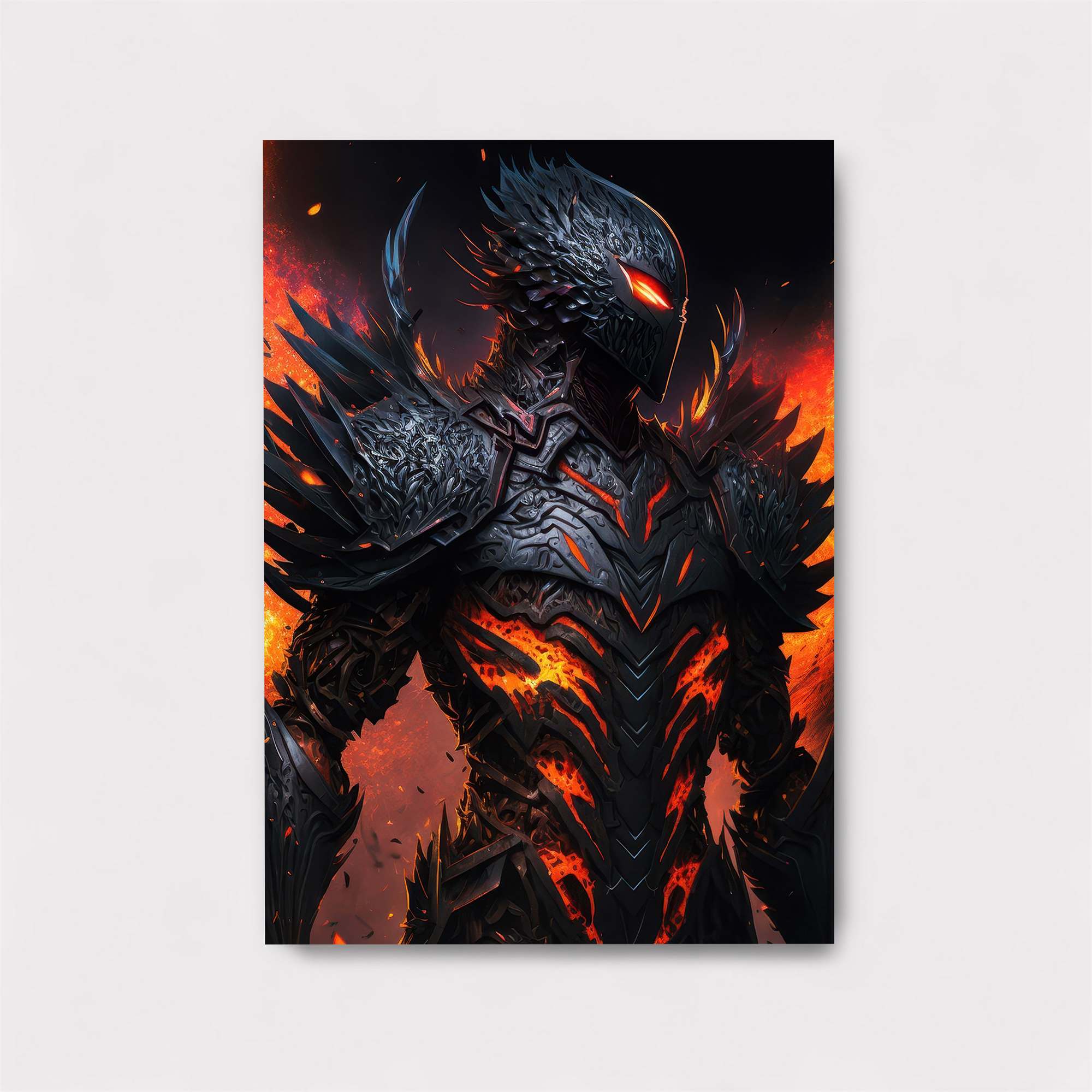 Inferno Warrior Safe Wall Magnetic / M
