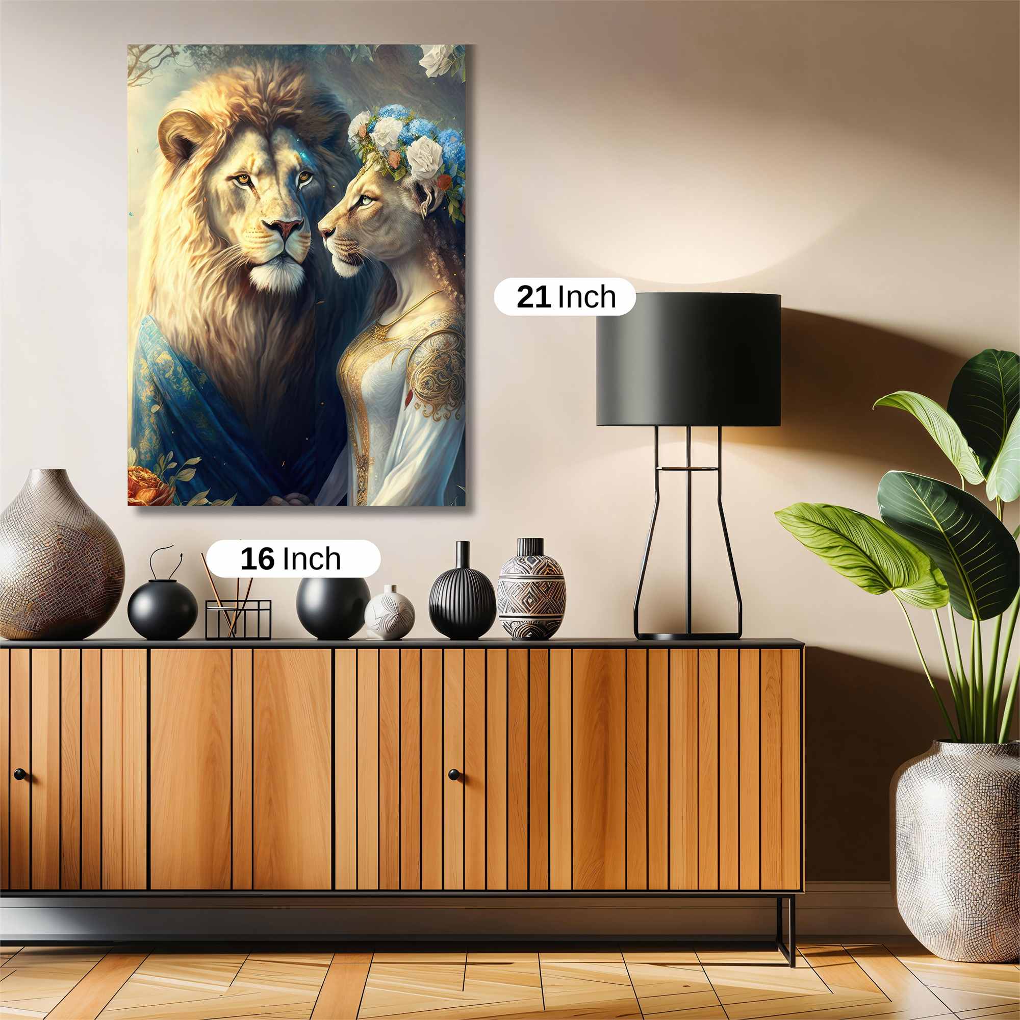 Lion Serenity Safe Wall Magnetic / M