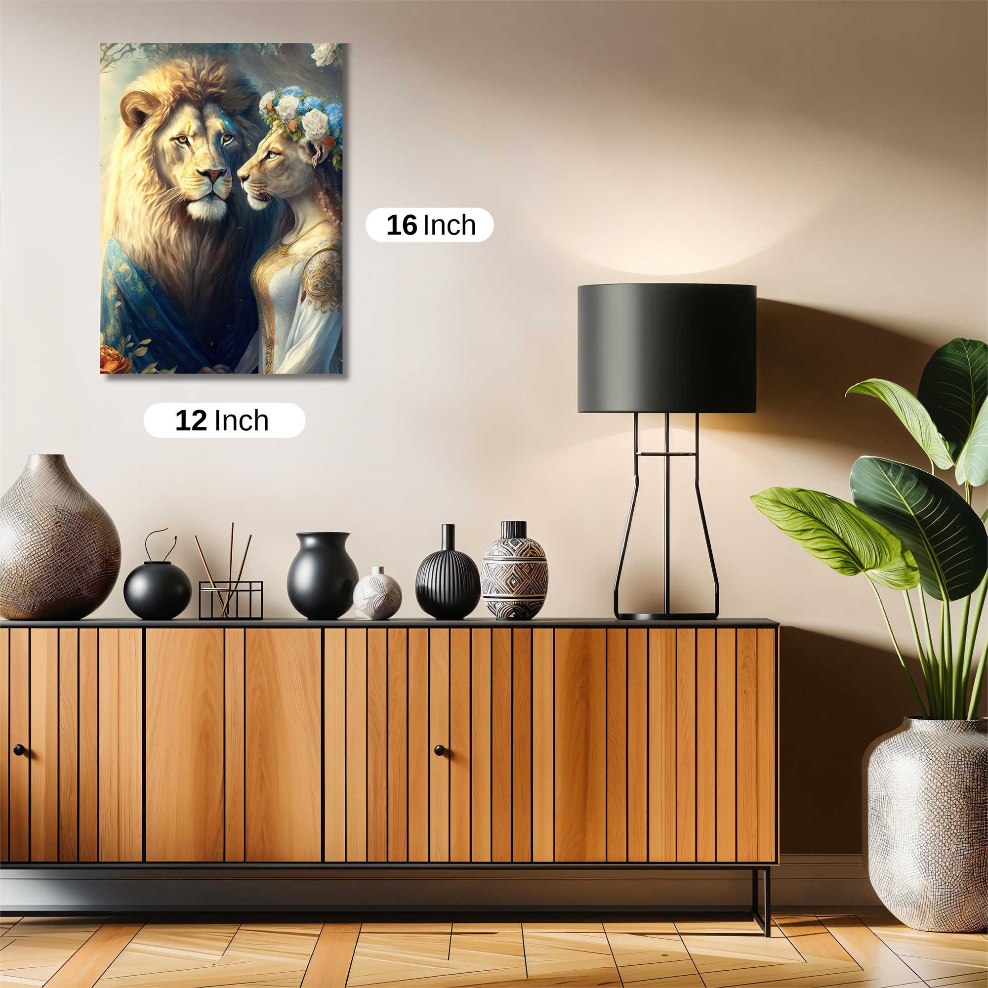 Lion Serenity Safe Wall Magnetic / M