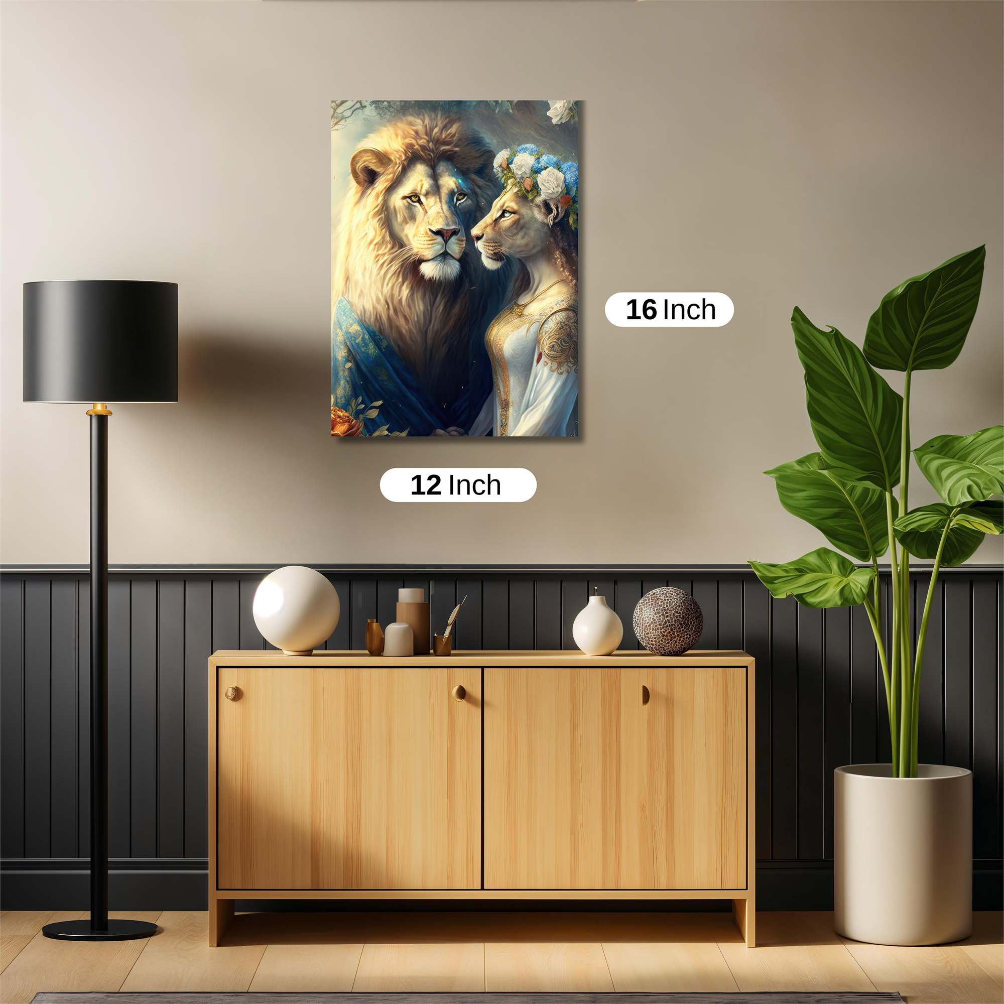 Lion Serenity Safe Wall Magnetic / M