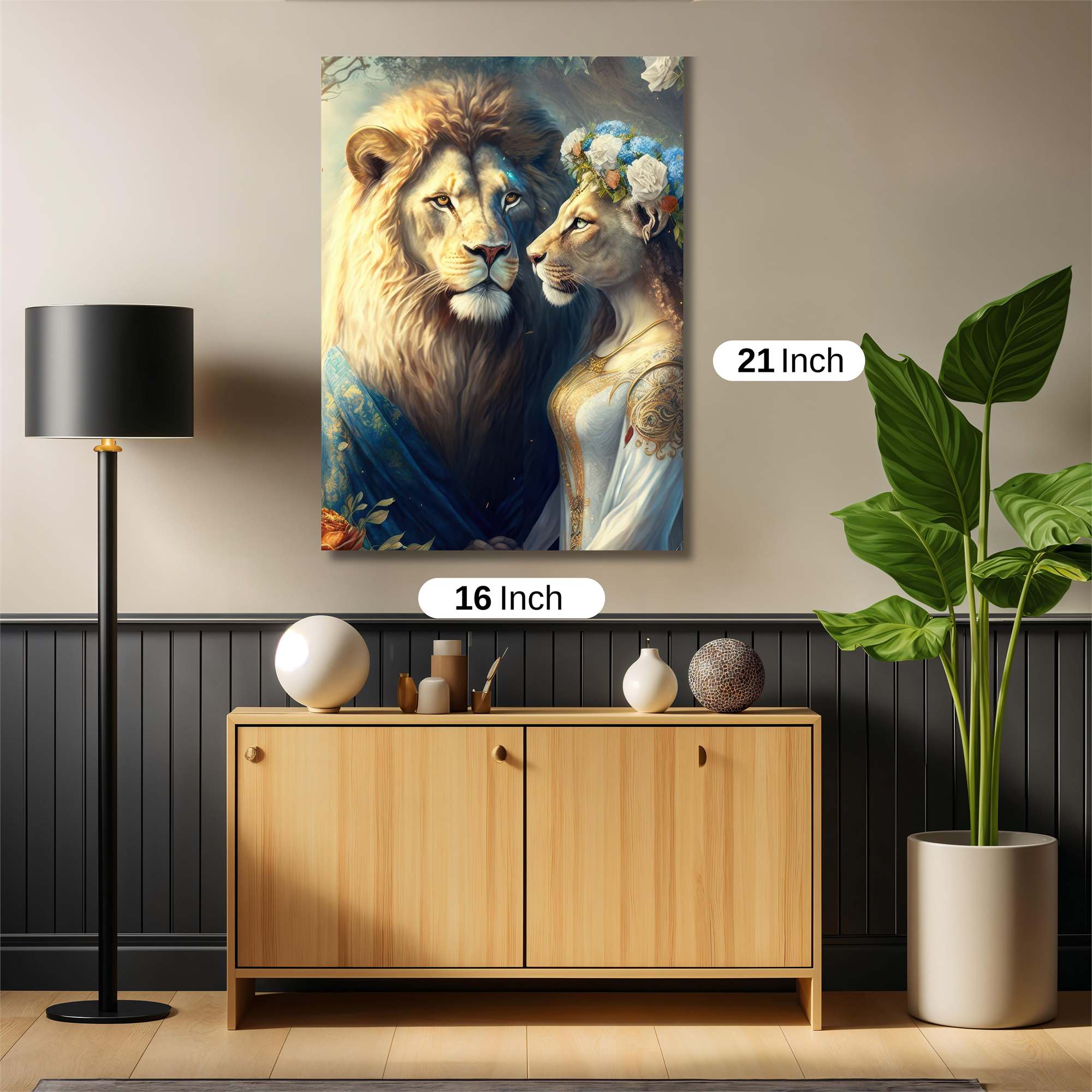 Lion Serenity Safe Wall Magnetic / M