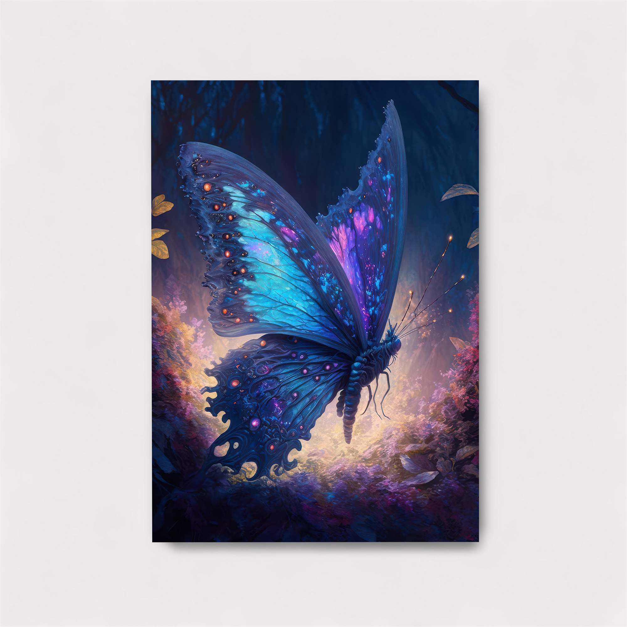 Luminous Butterfly Safe Wall Magnetic / M