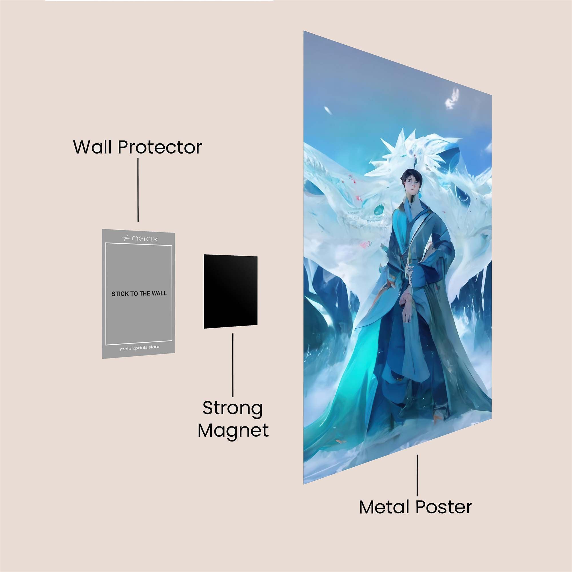 Ice Serenity Safe Wall Magnetic / M