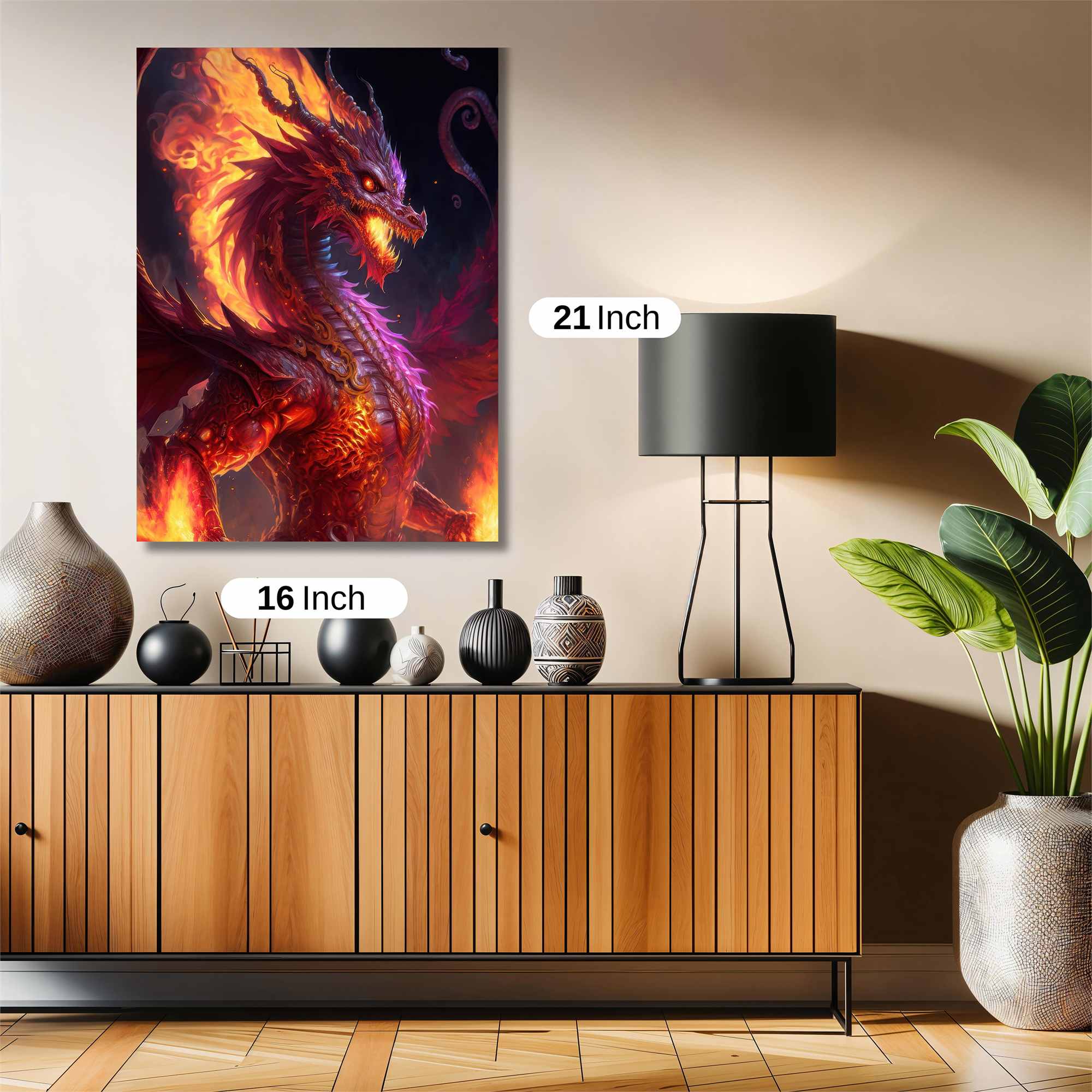 Inferno Majesty Safe Wall Magnetic / M