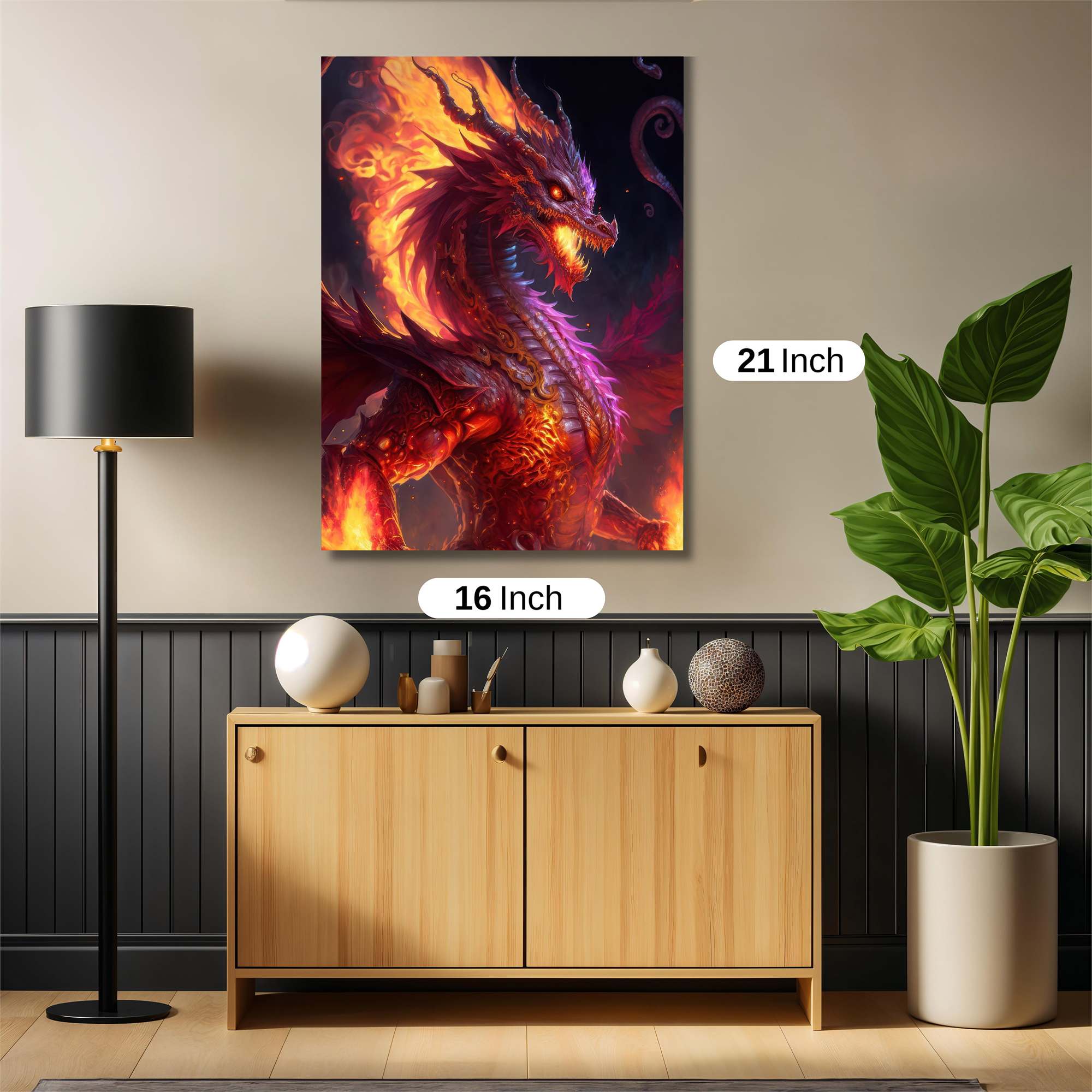 Inferno Majesty Safe Wall Magnetic / M