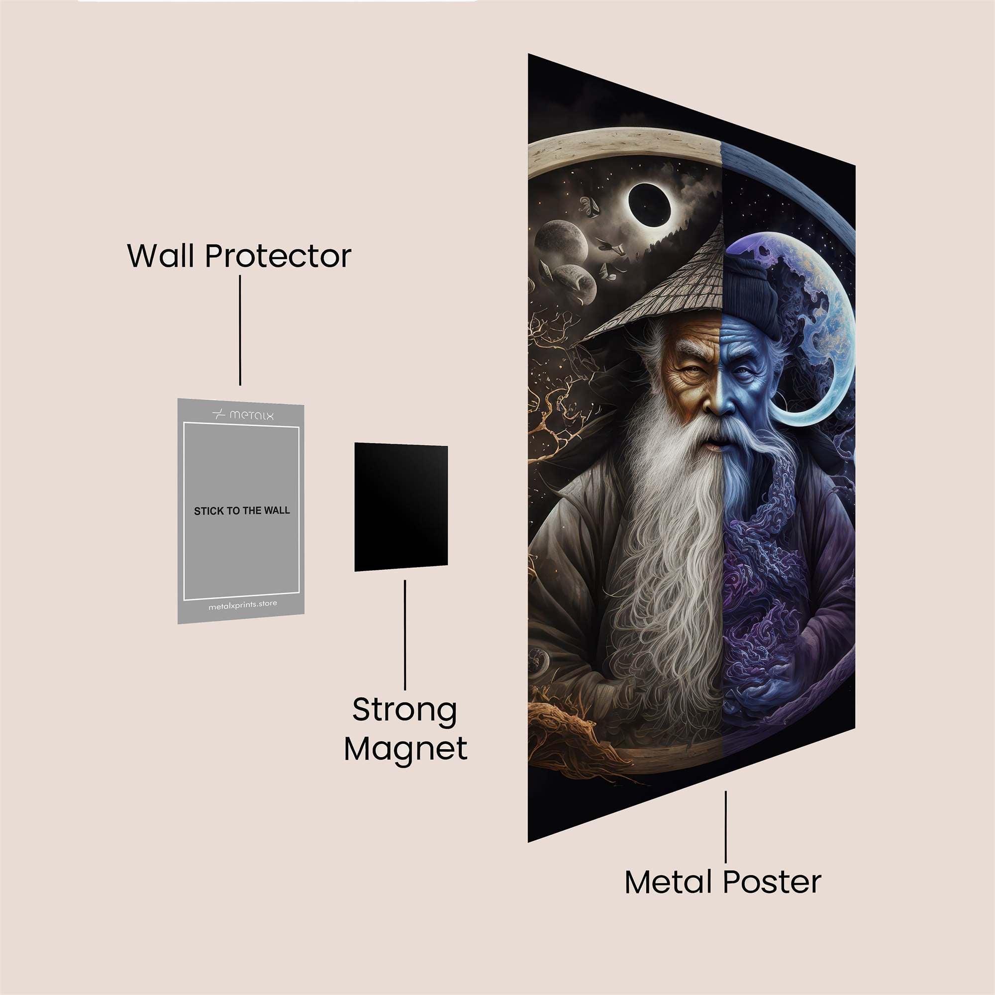 Laozi Duality Safe Wall Magnetic / M