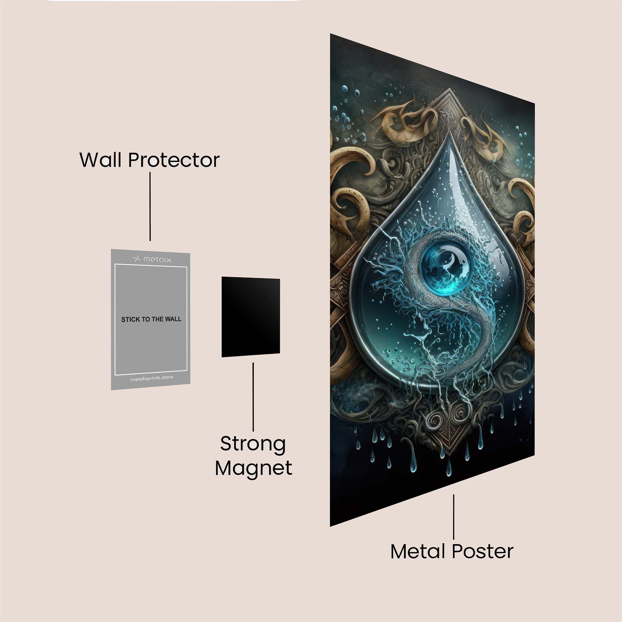 Orbis Enigma Safe Wall Magnetic / M
