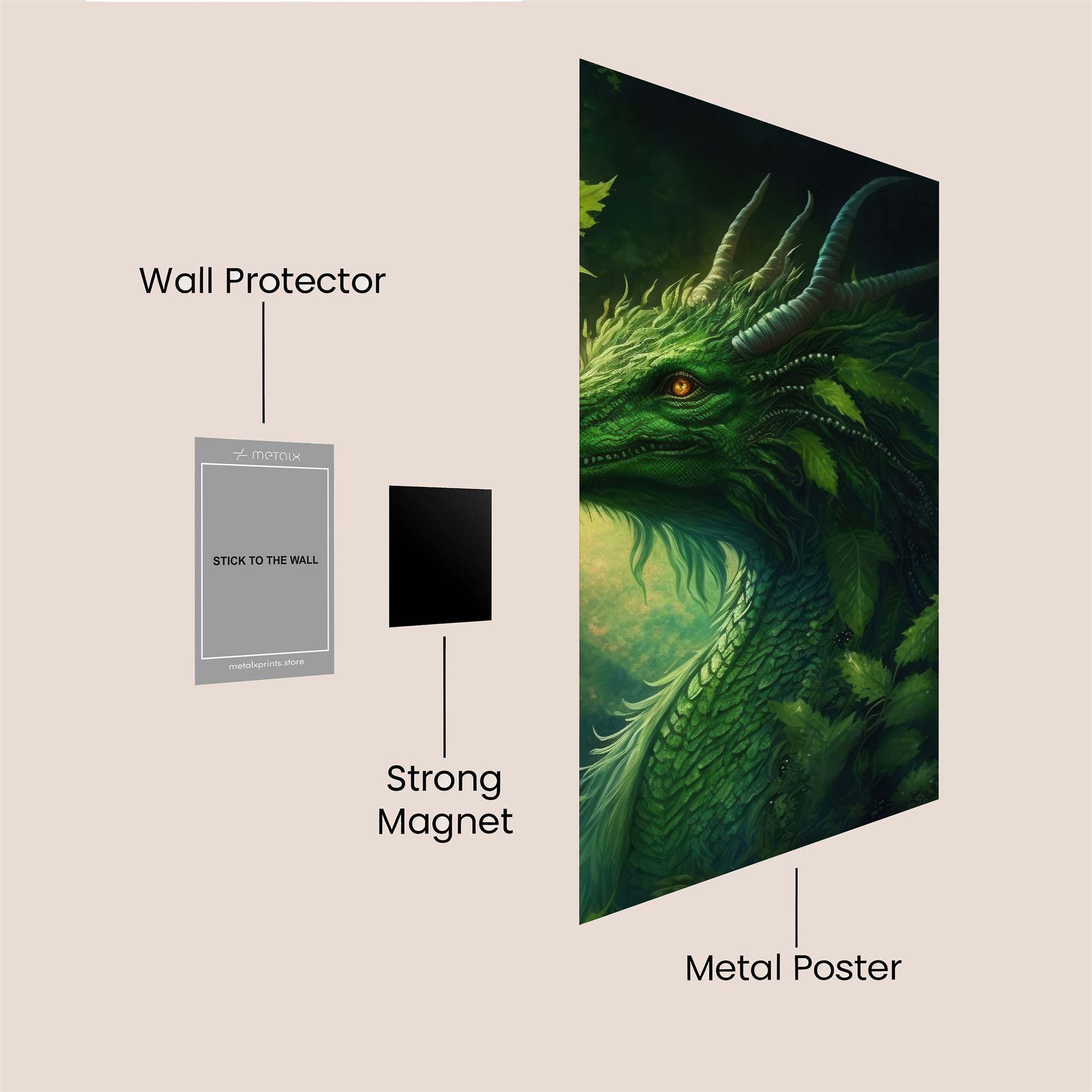 Forest Guardian Safe Wall Magnetic / M