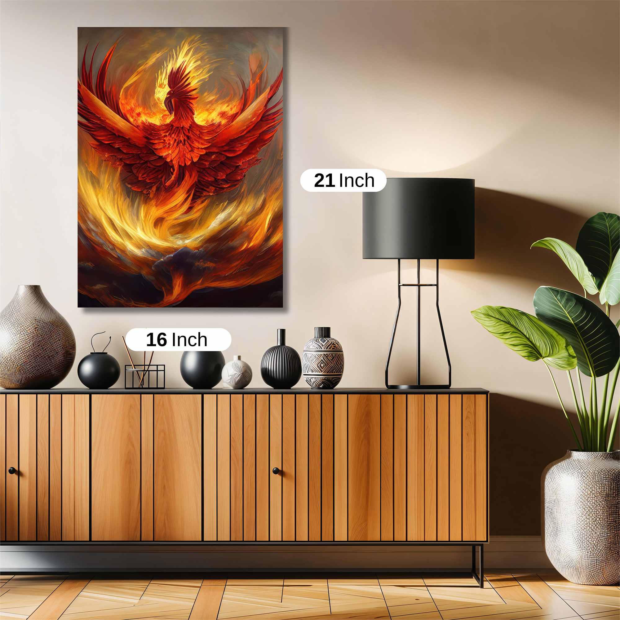 Phoenix Rebirth Safe Wall Magnetic / M