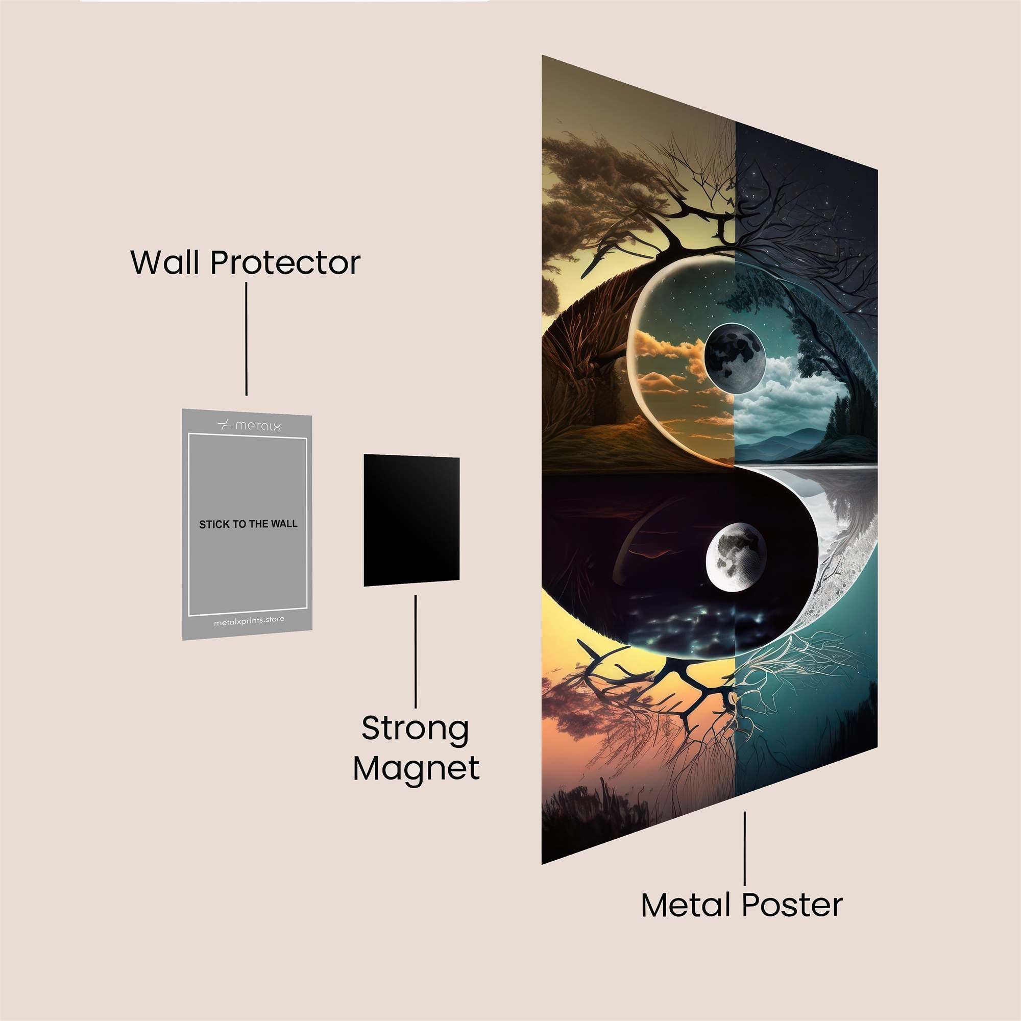 YinYang Harmony Safe Wall Magnetic / M