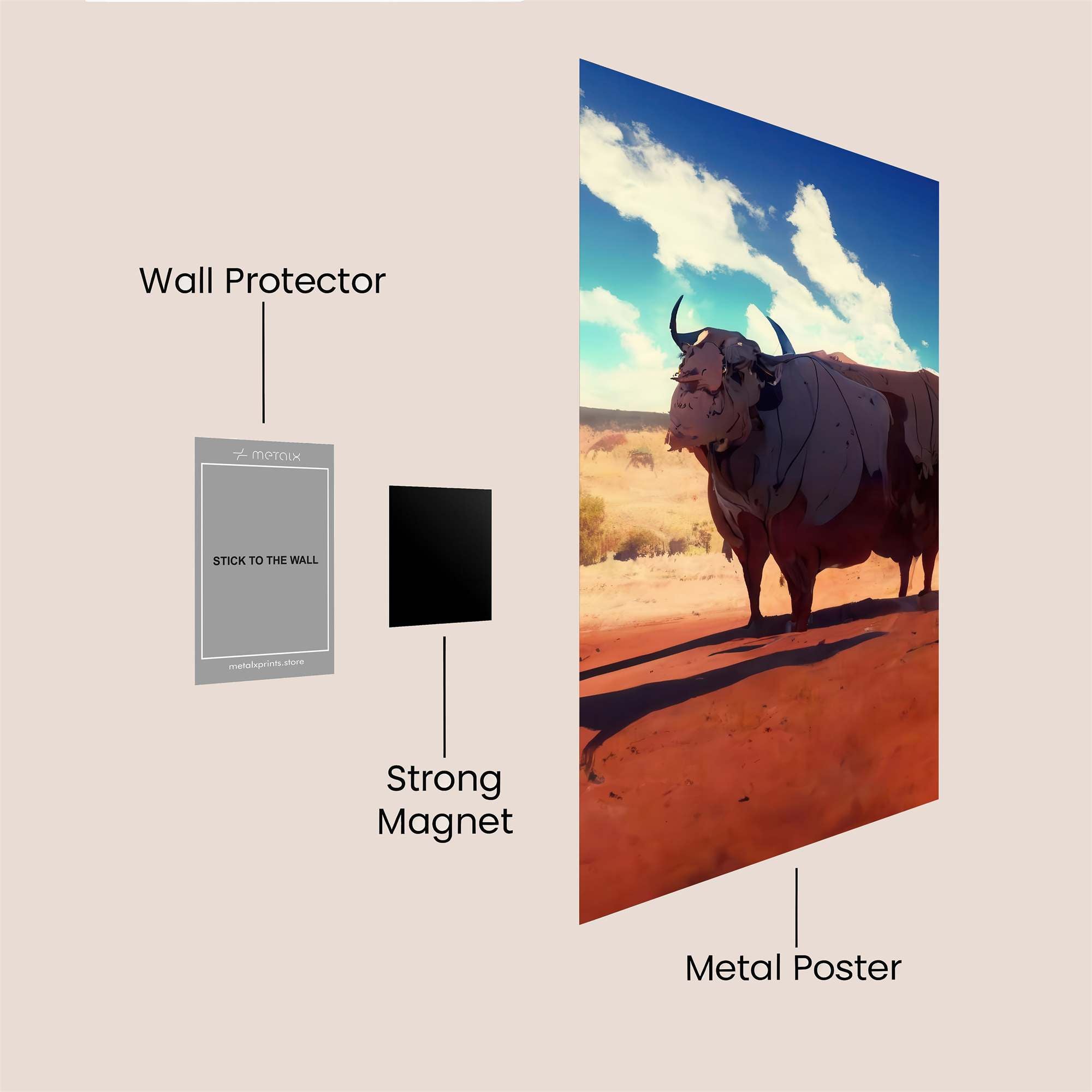 Yak Serenity Safe Wall Magnetic / M