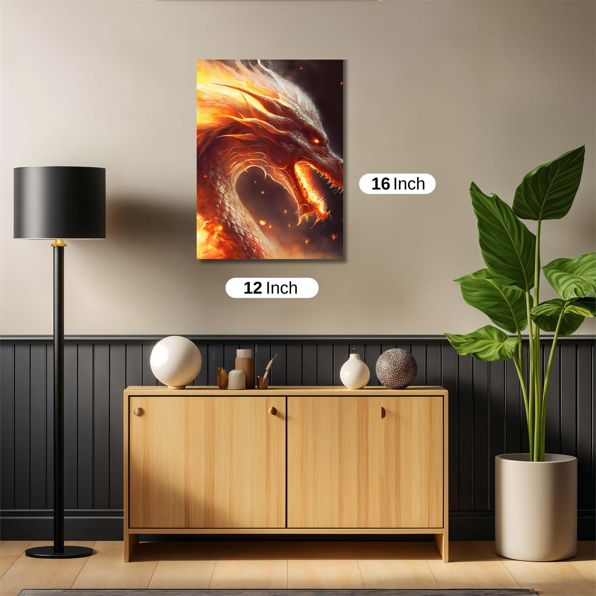 Inferno Rage Safe Wall Magnetic / M