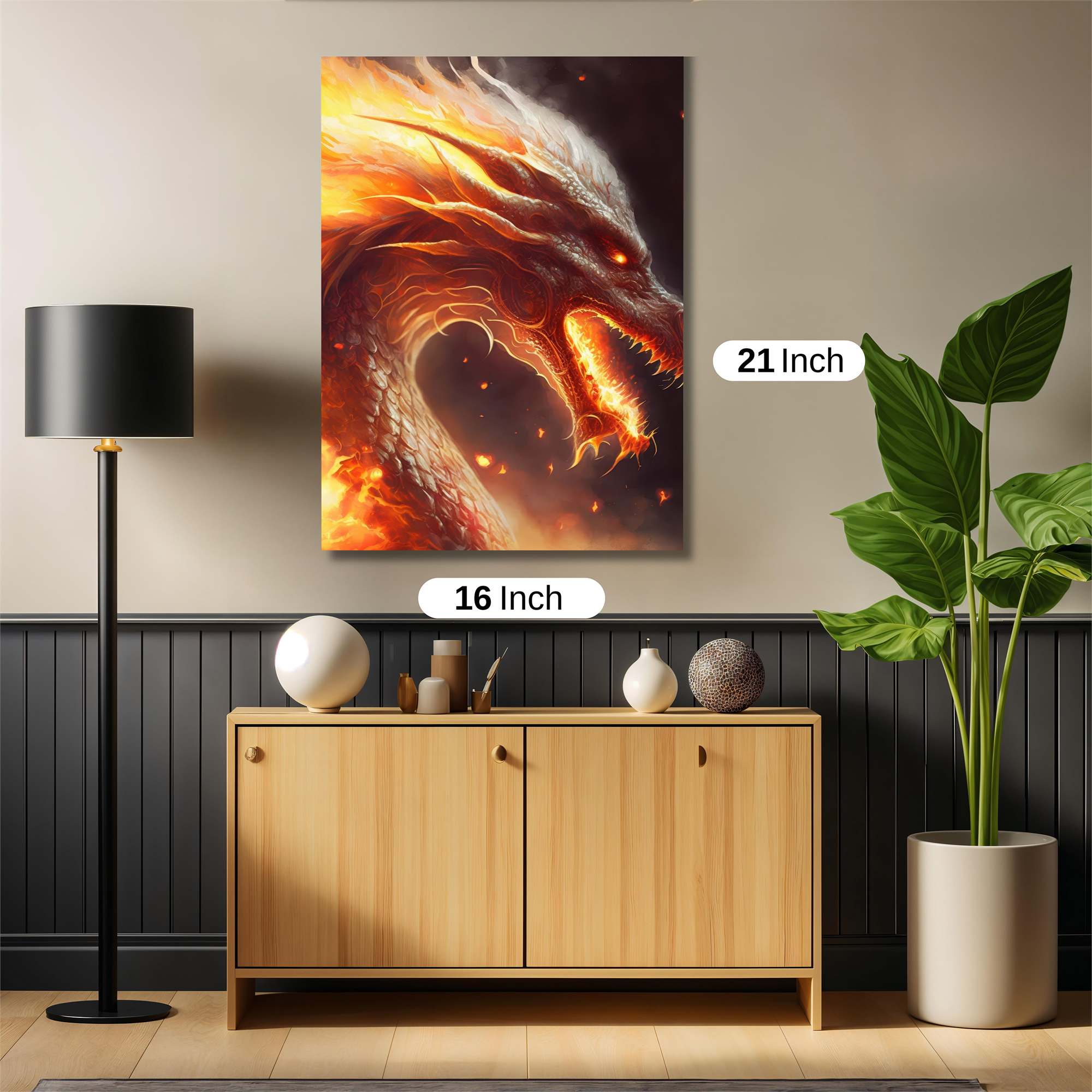 Inferno Rage Safe Wall Magnetic / M