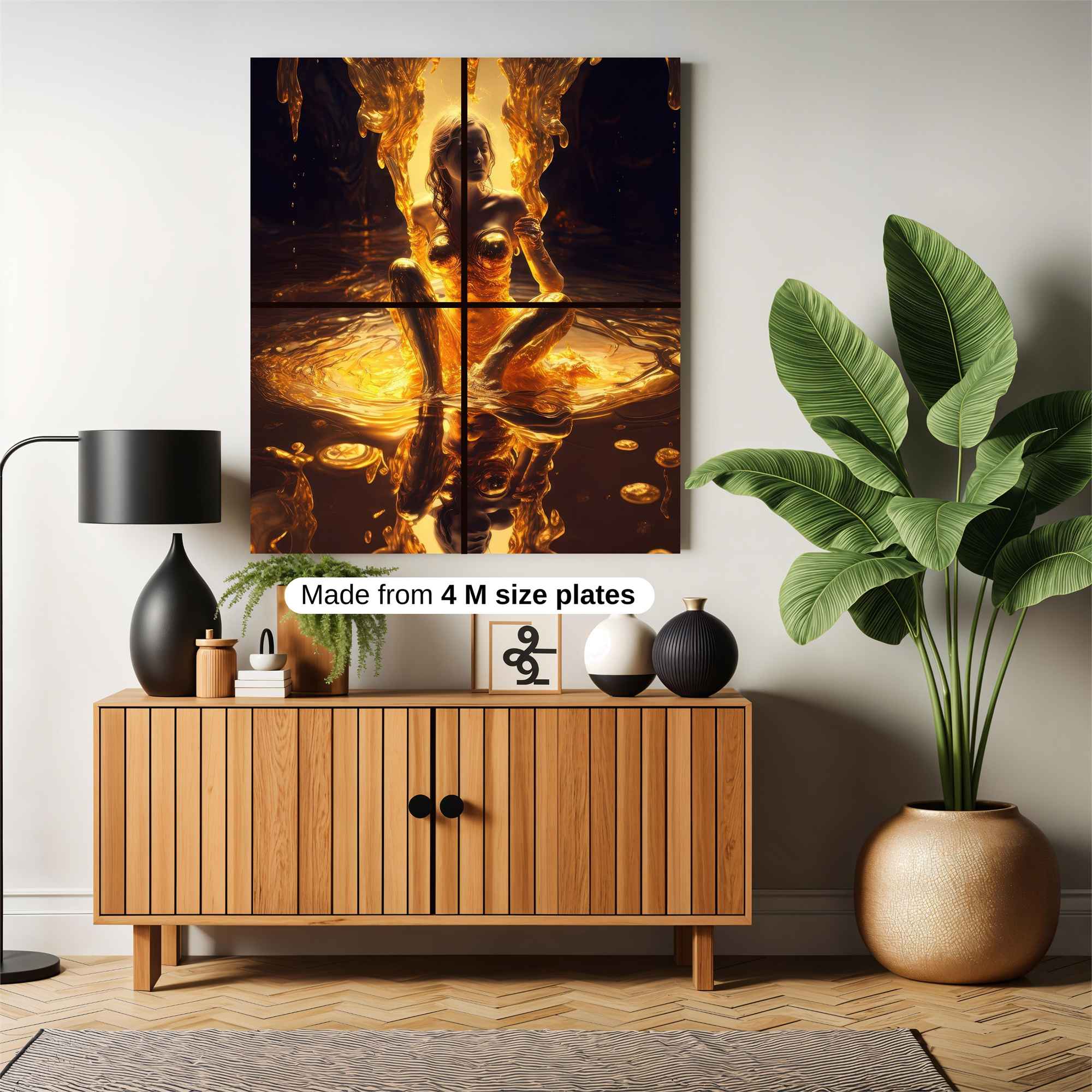 Golden Serenity Safe Wall Magnetic / M