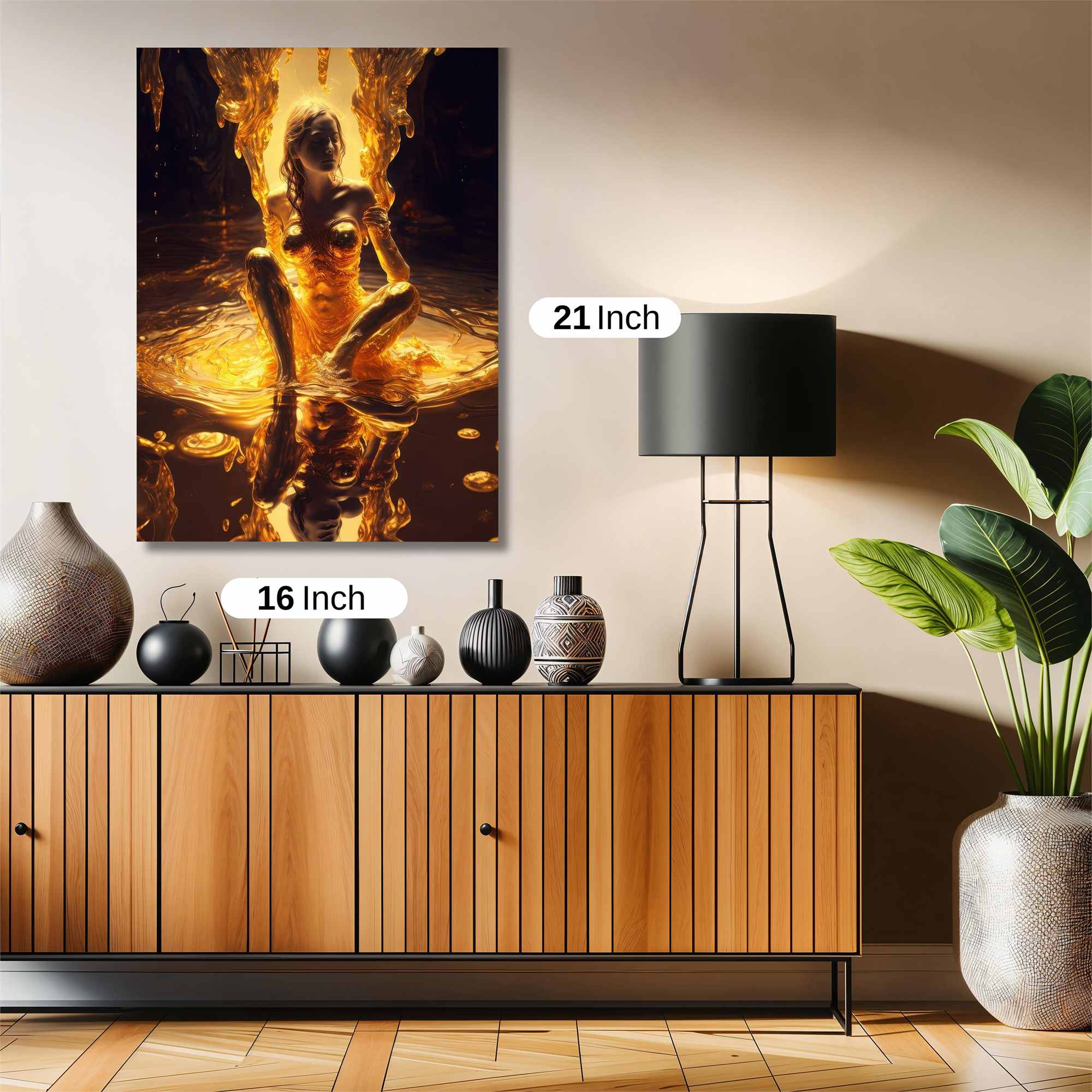 Golden Serenity Safe Wall Magnetic / M