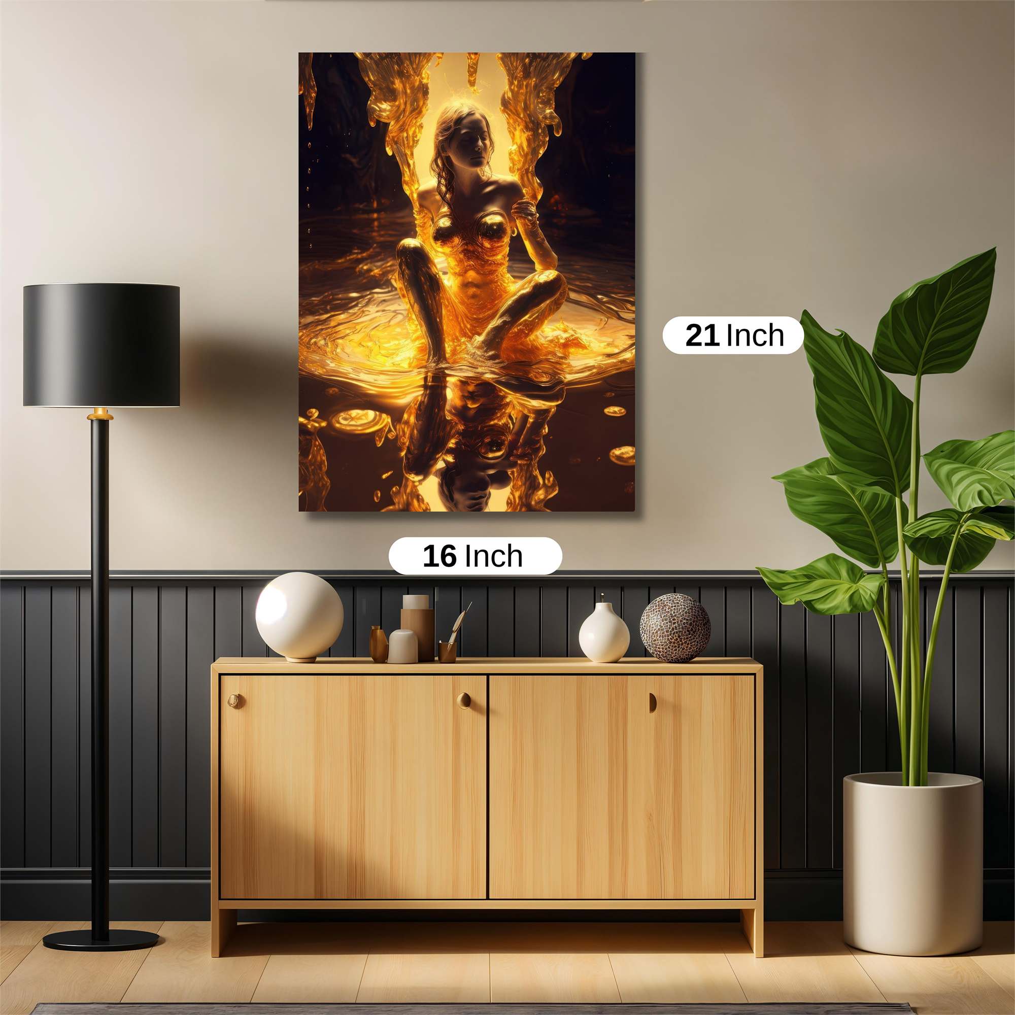 Golden Serenity Safe Wall Magnetic / M