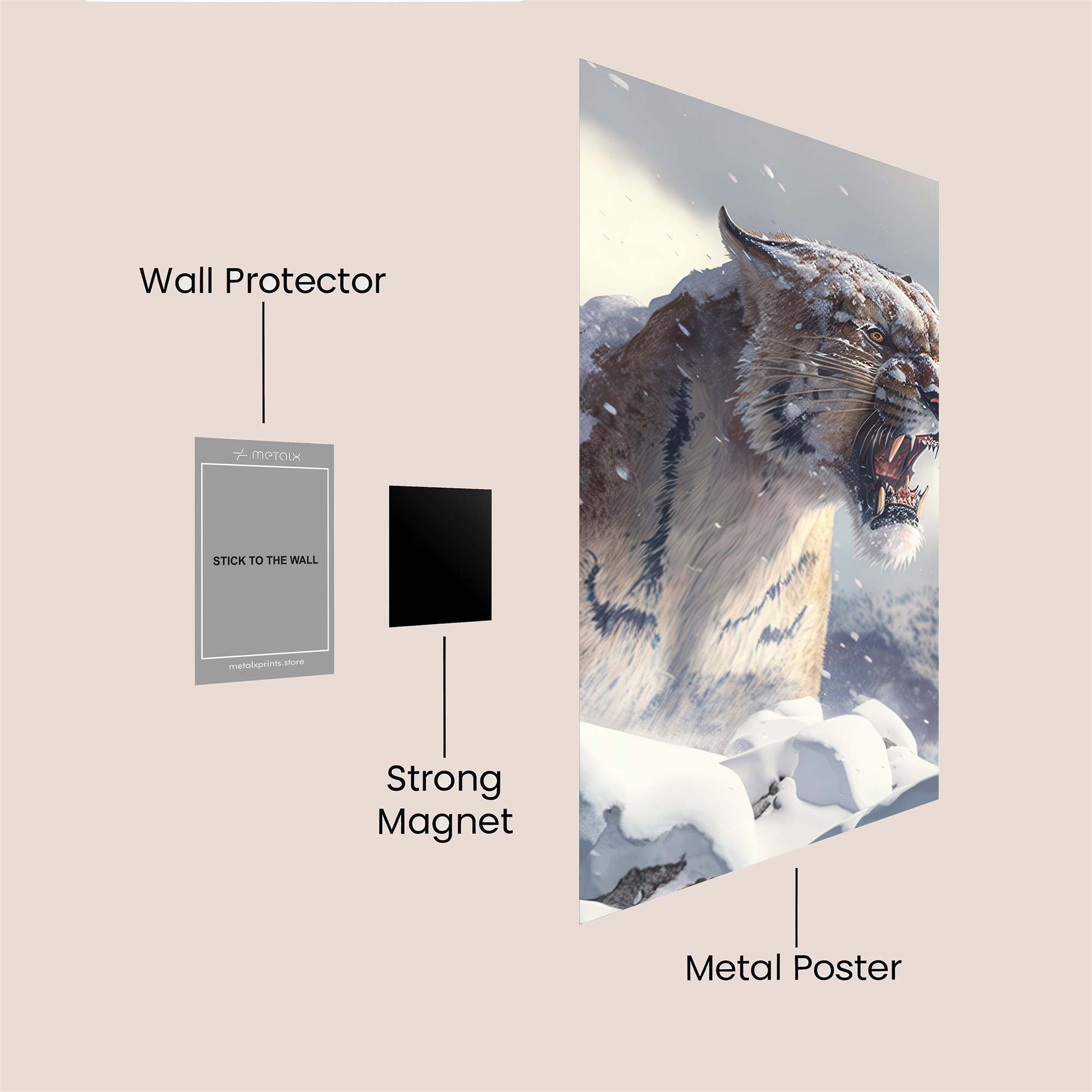 Tiger Tempest Safe Wall Magnetic / M