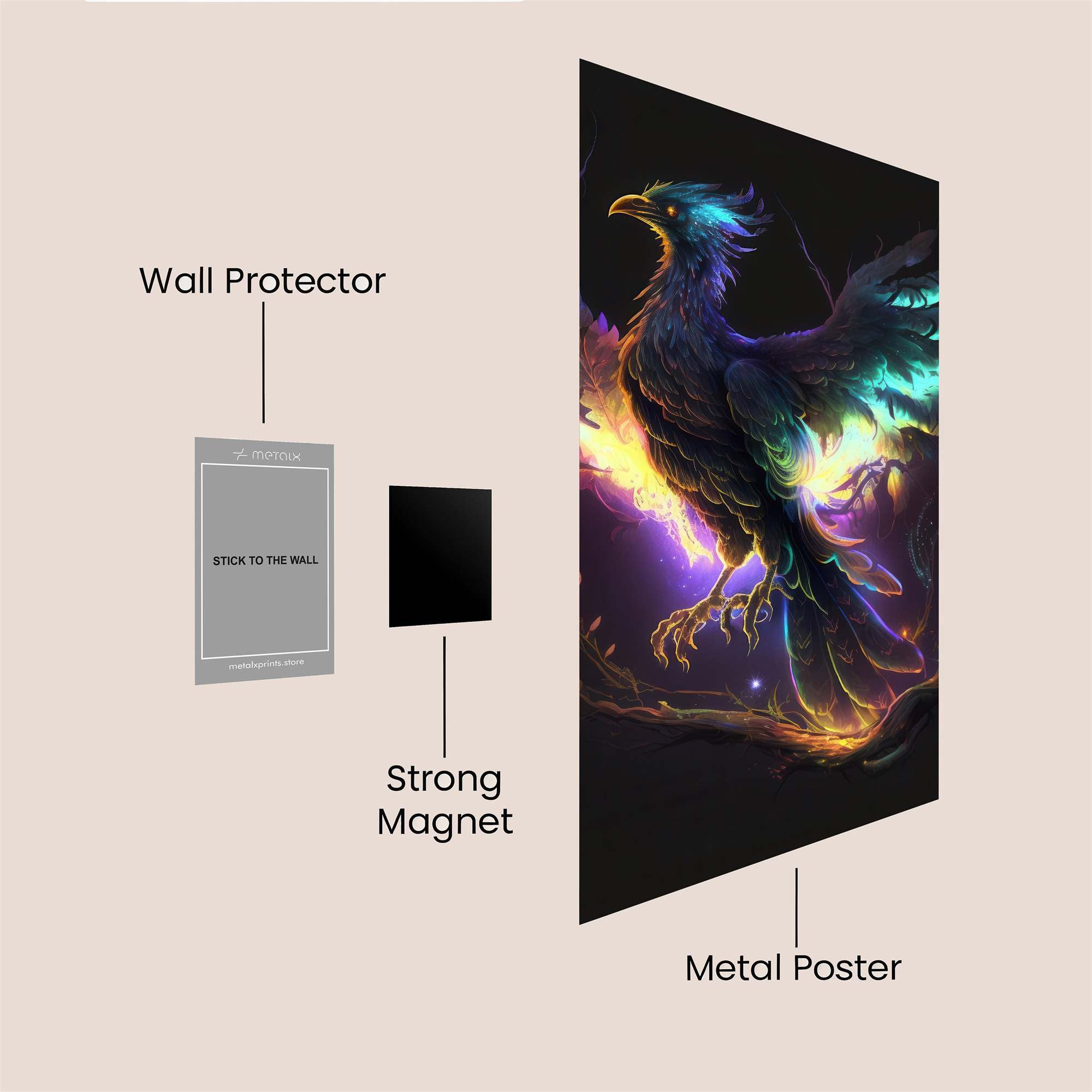 Phoenix Radiant Safe Wall Magnetic / M